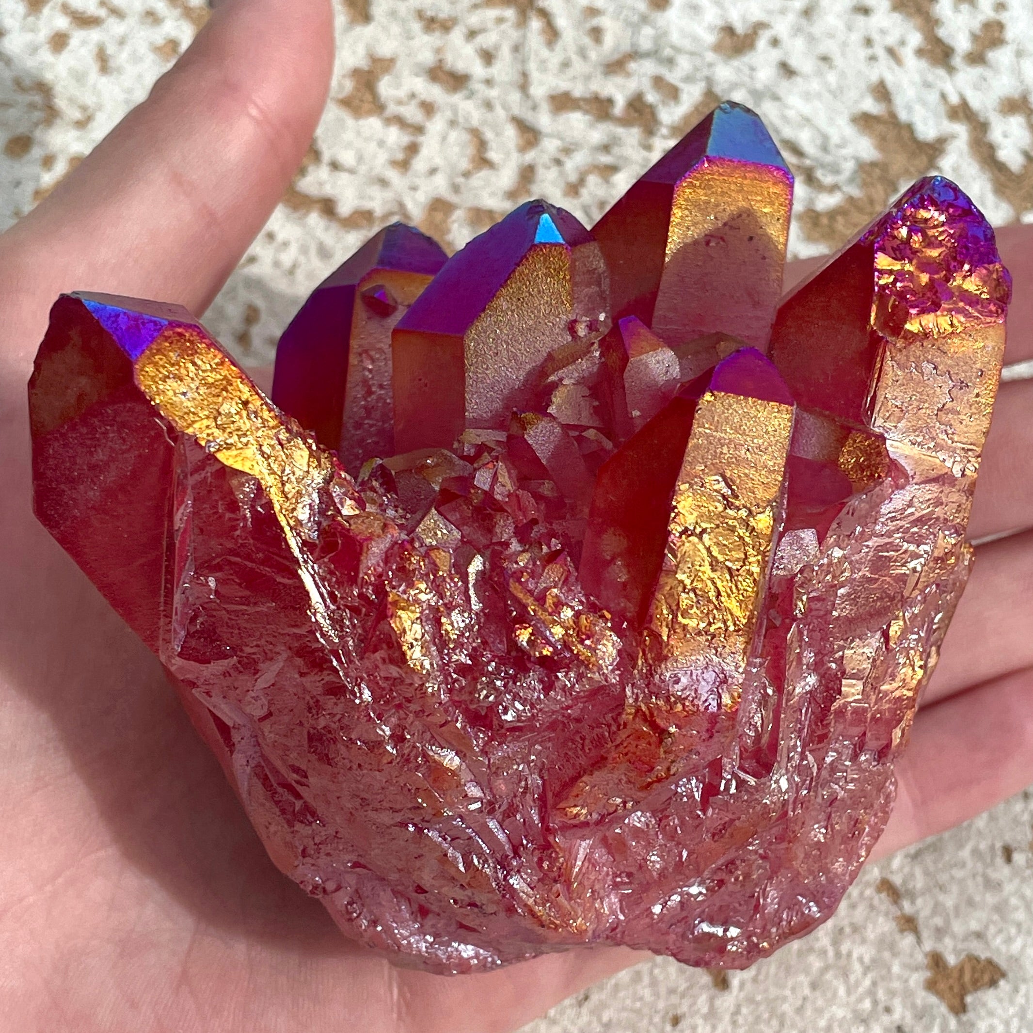 Ruby Red Aura Cluster - 04