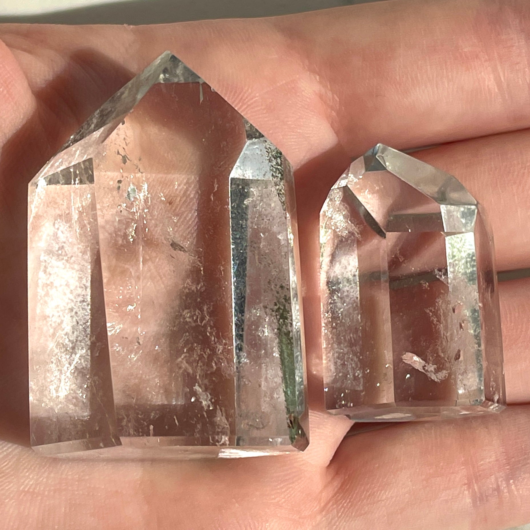 Tourmalinated Quartz Generator Pair - K