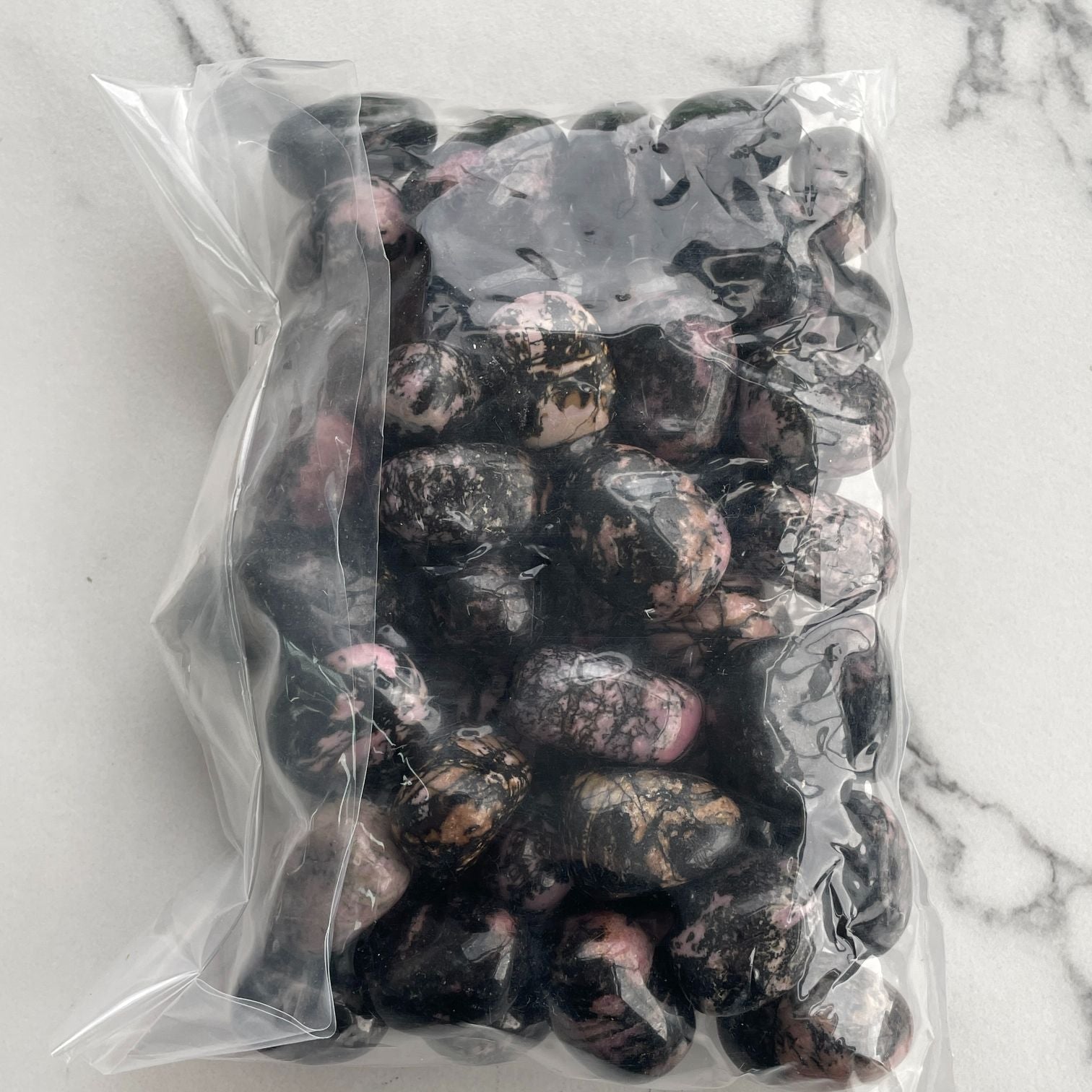 Rhodonite Tumbled - 1KG