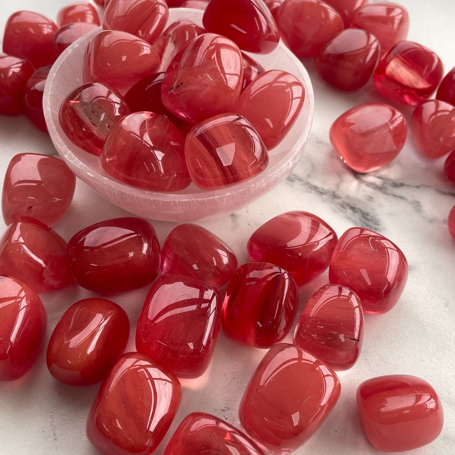 Strawberry Obsidian Tumbled 1KG
