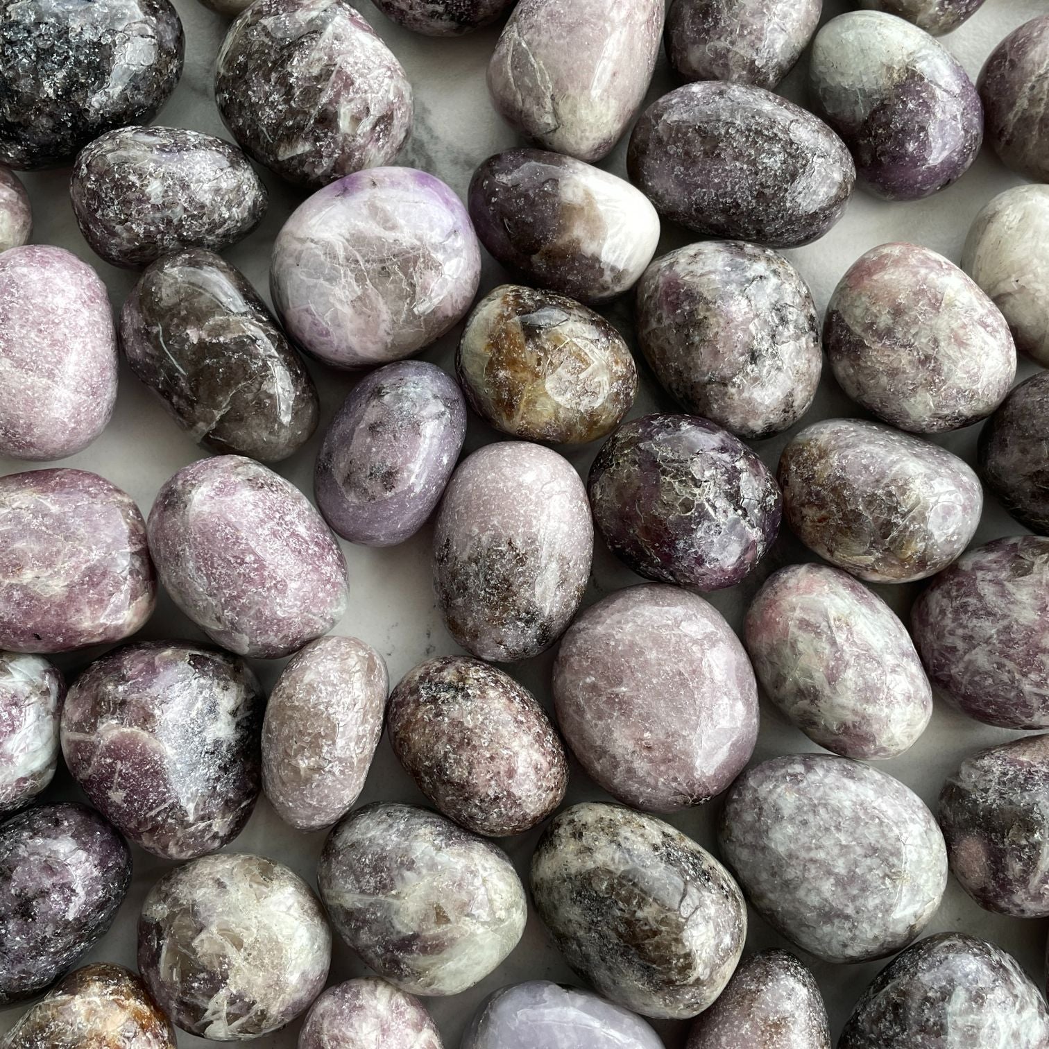 Lepidolite Tumbled (Afr) - 1KG (50-60pc)