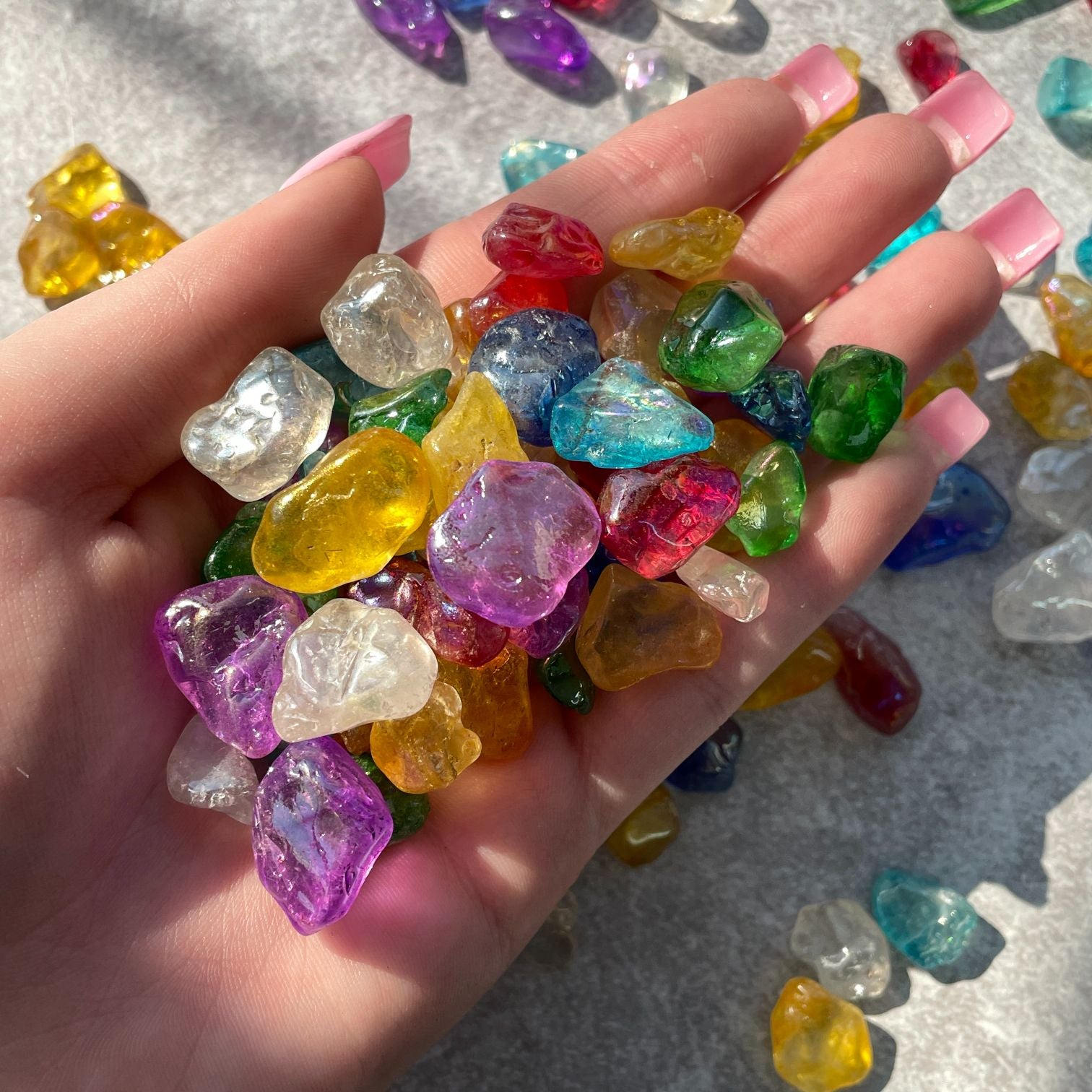 Mixed Aura Coated Large Chips - 200g