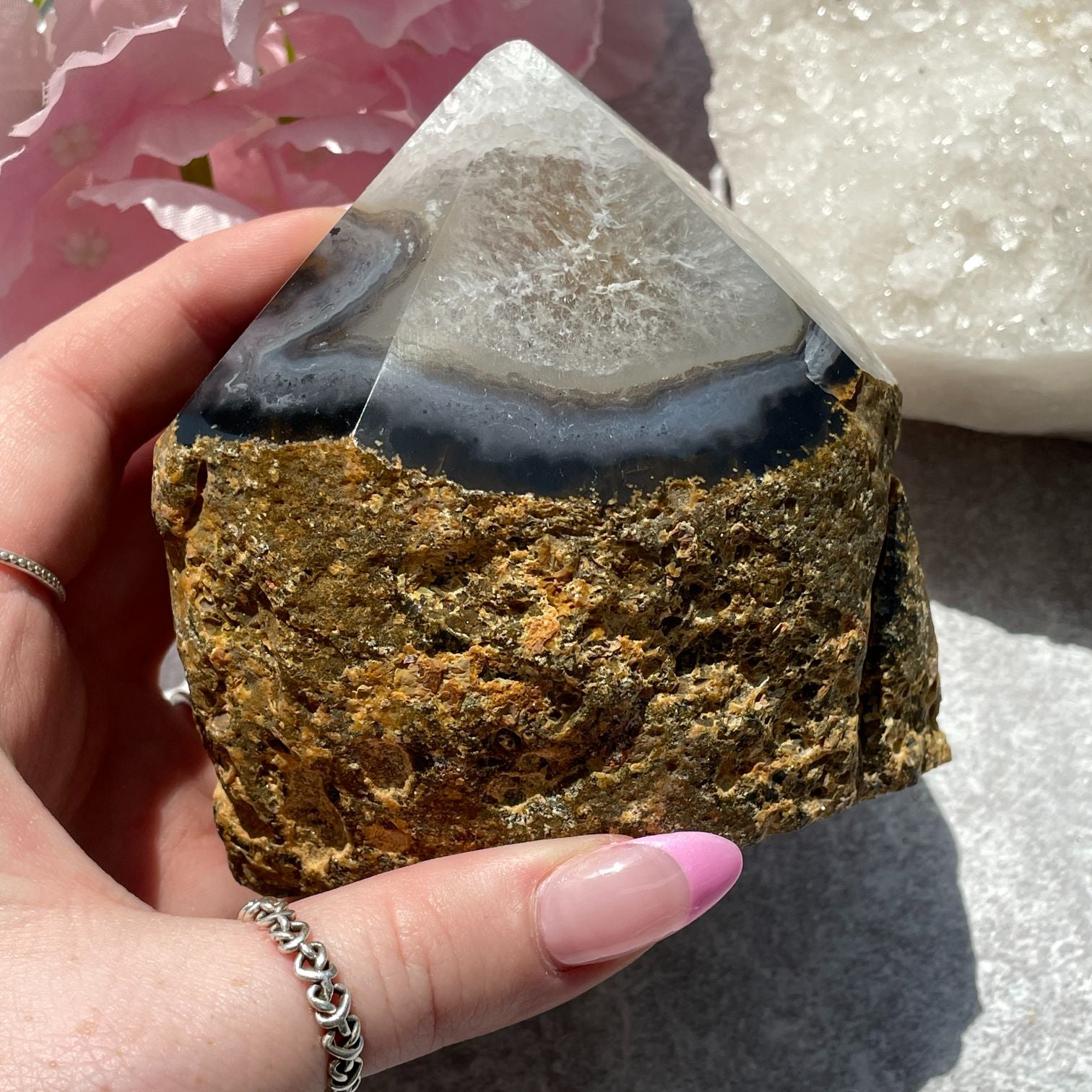 Polished Agate Point - 08