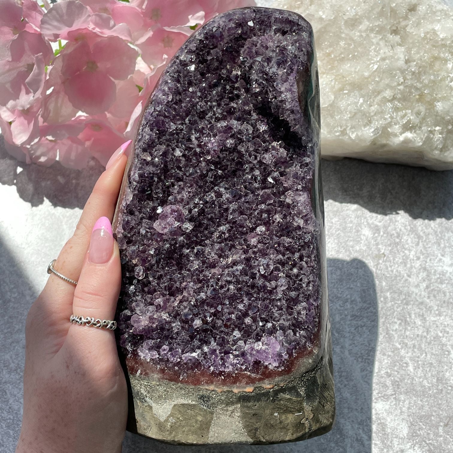 Amethyst - Cut Base Cluster - 84