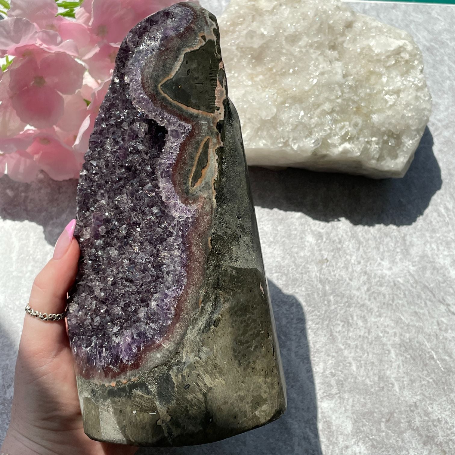 Amethyst - Cut Base Cluster - 84