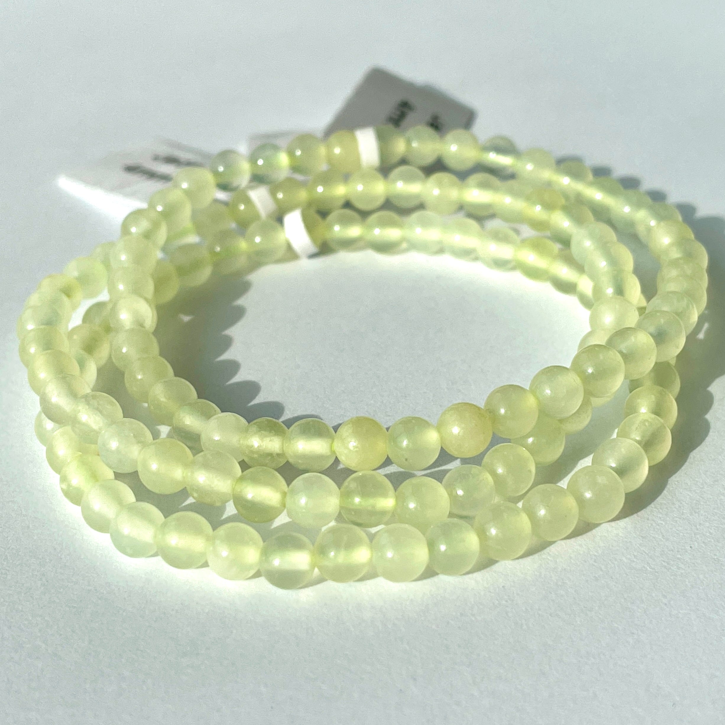 Jade - Bead Bracelet - 4mm