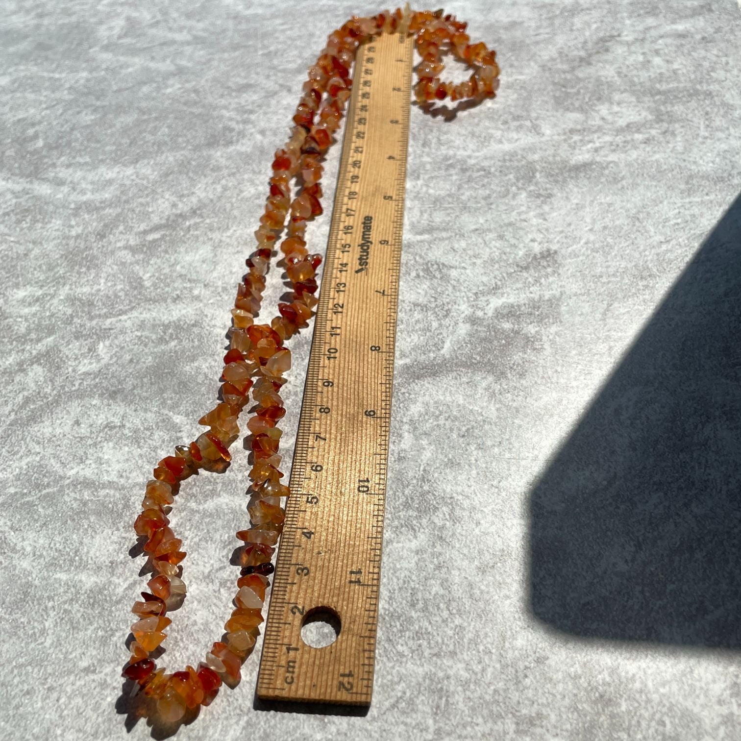Carnelian Chip Necklace