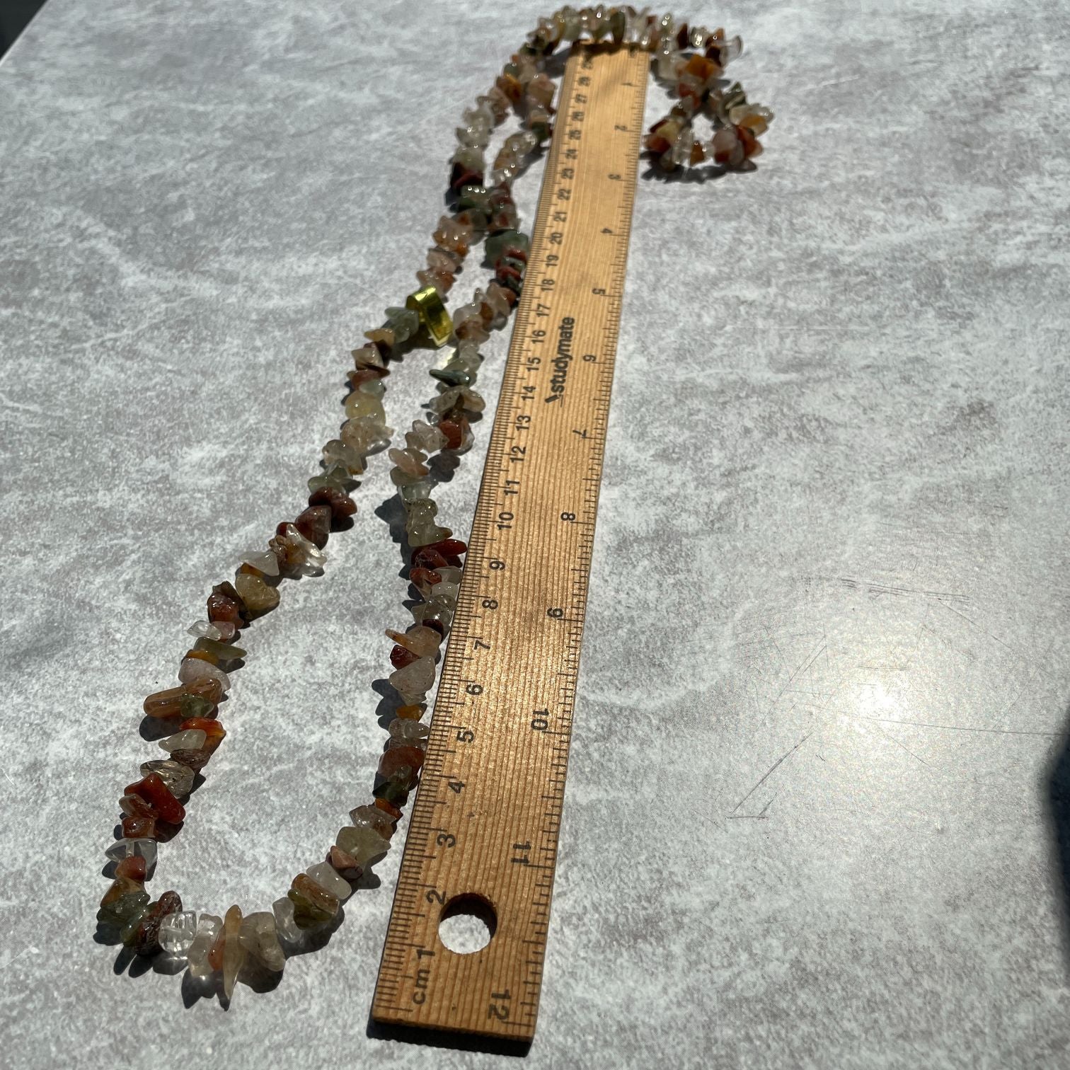 Rutilated Quartz Chip Necklace