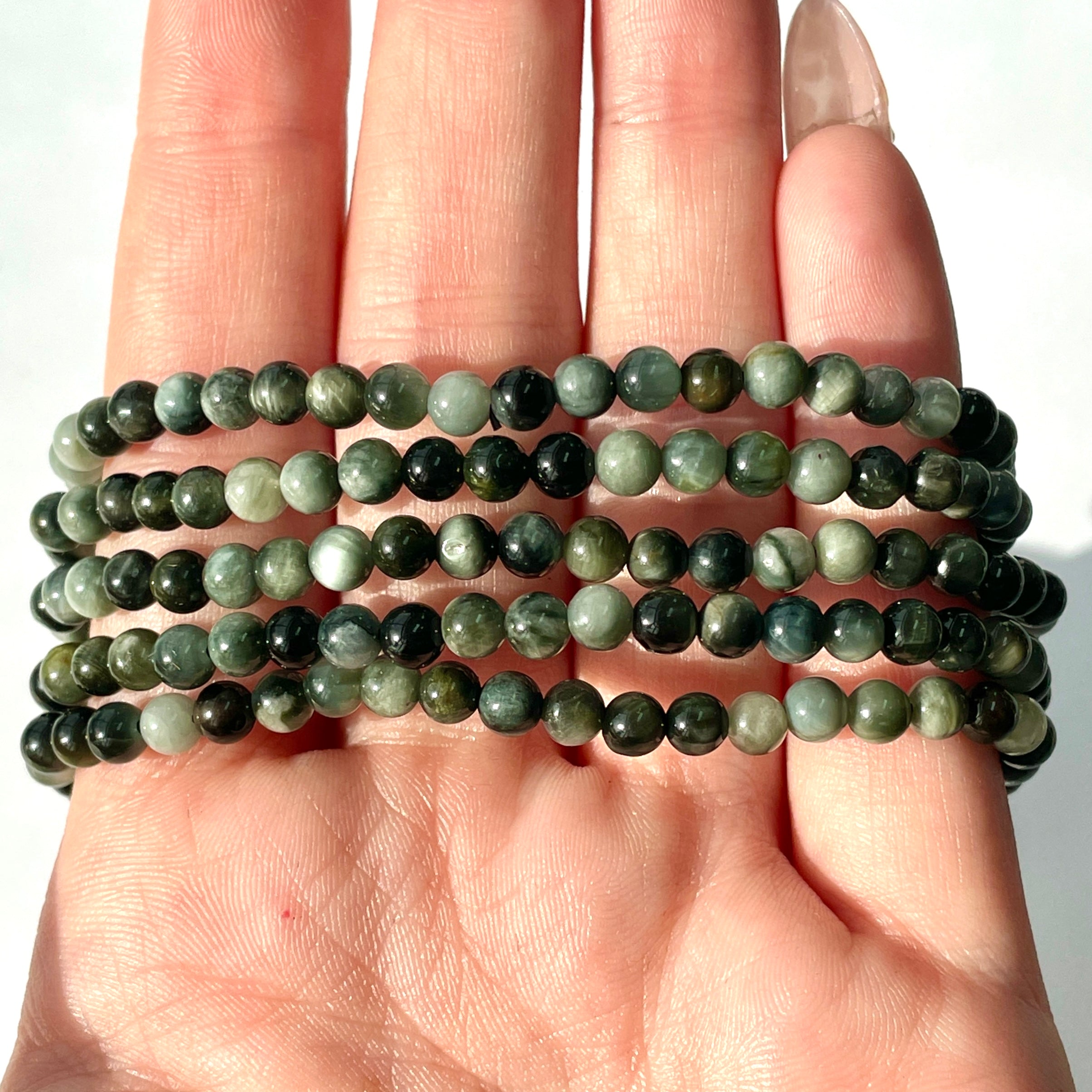 Cats Eye - Bead Bracelet - 4mm