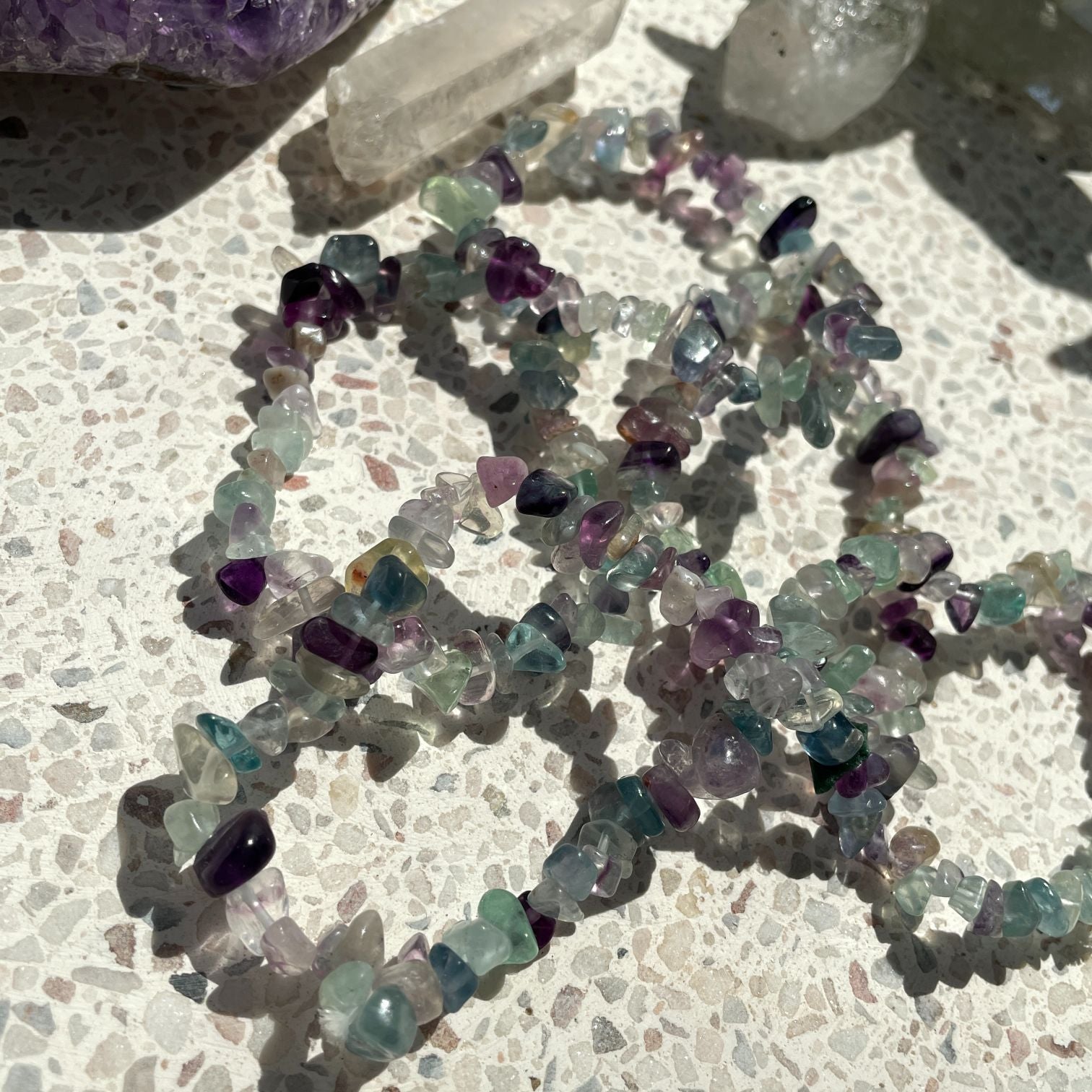 Fluorite Chip Bracelet Q1/A