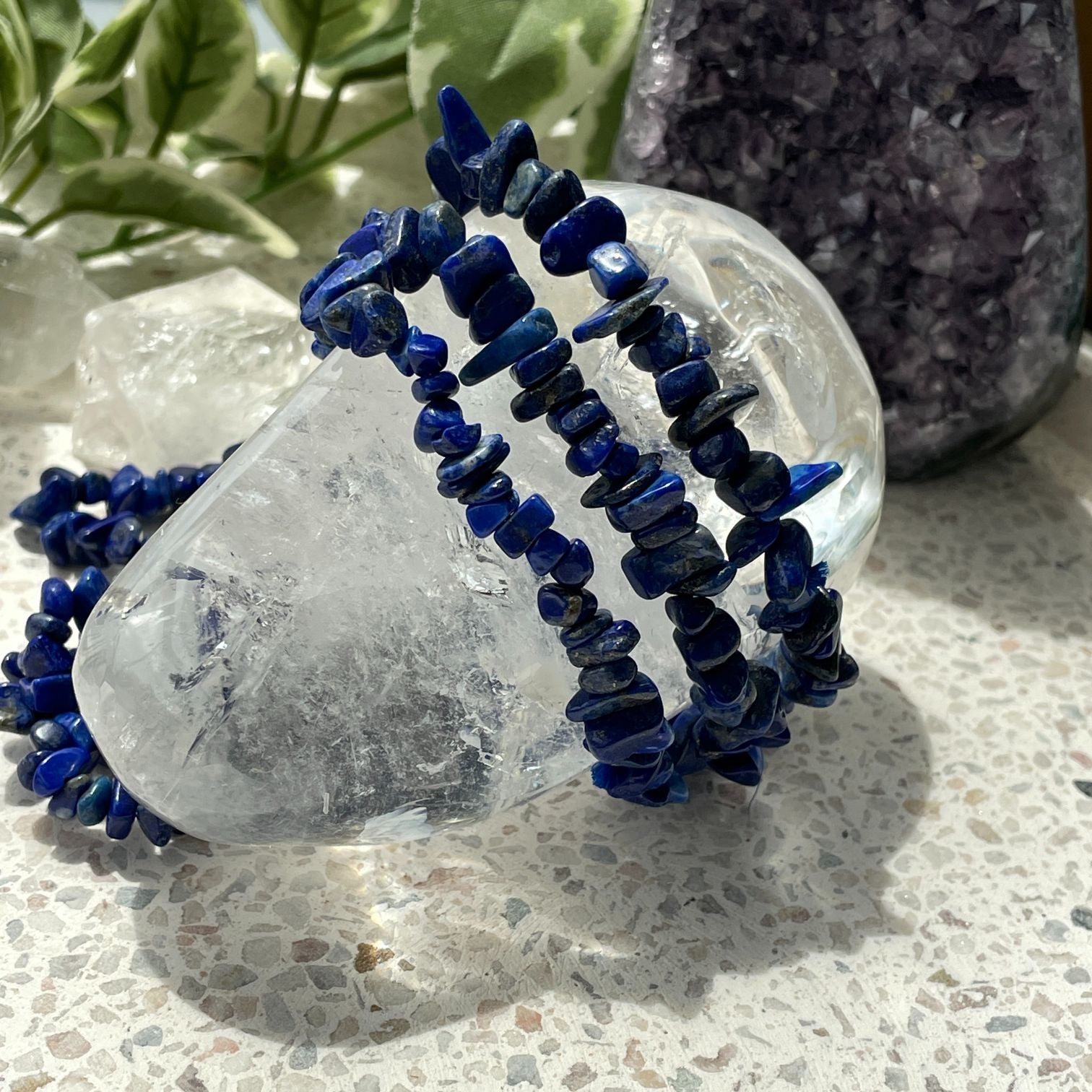 Lapis Lazuli Chip Bracelet Q1/A