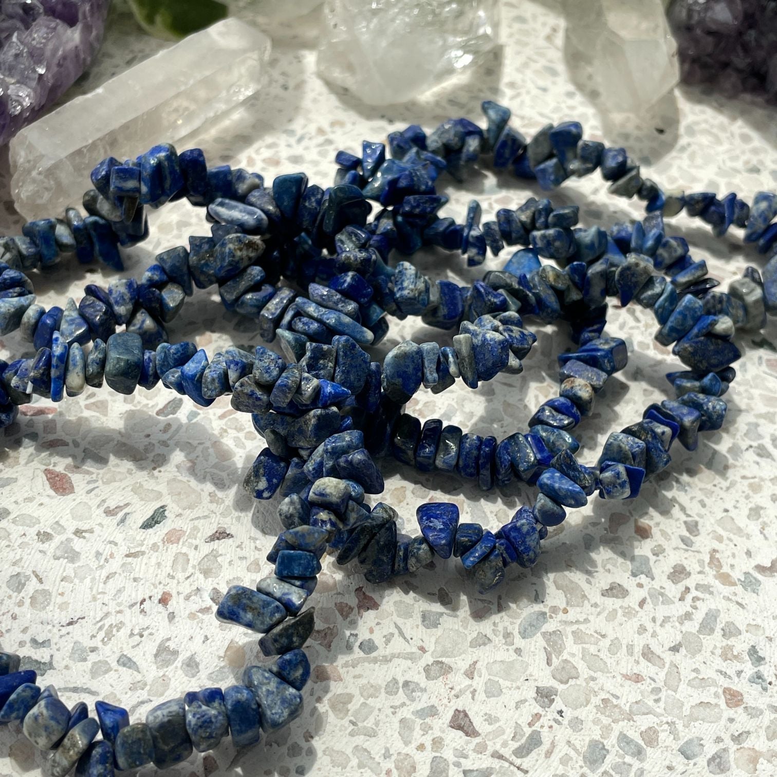 Lapis Lazuli Chip Bracelet