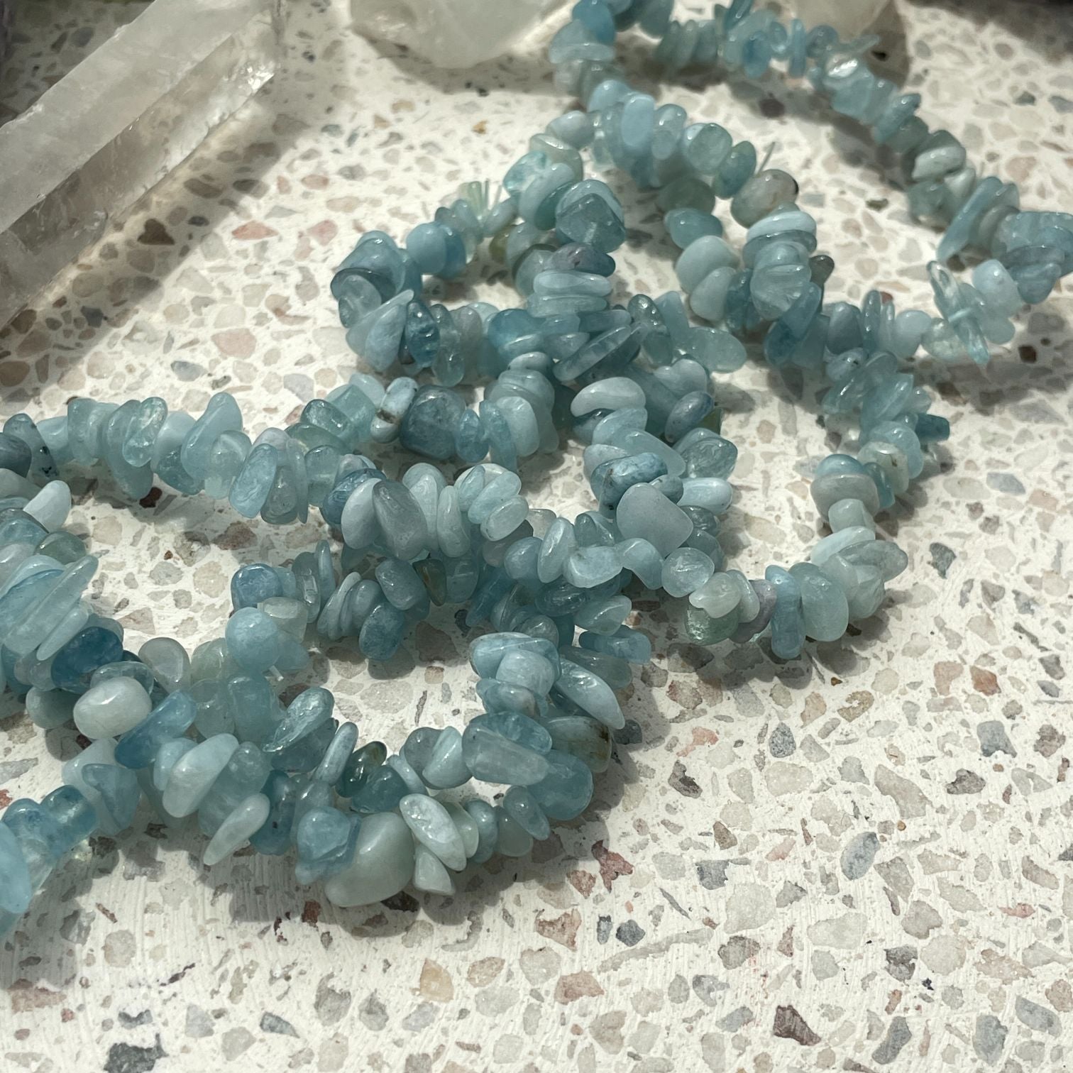 Aquamarine Chip Bracelet Q1/A