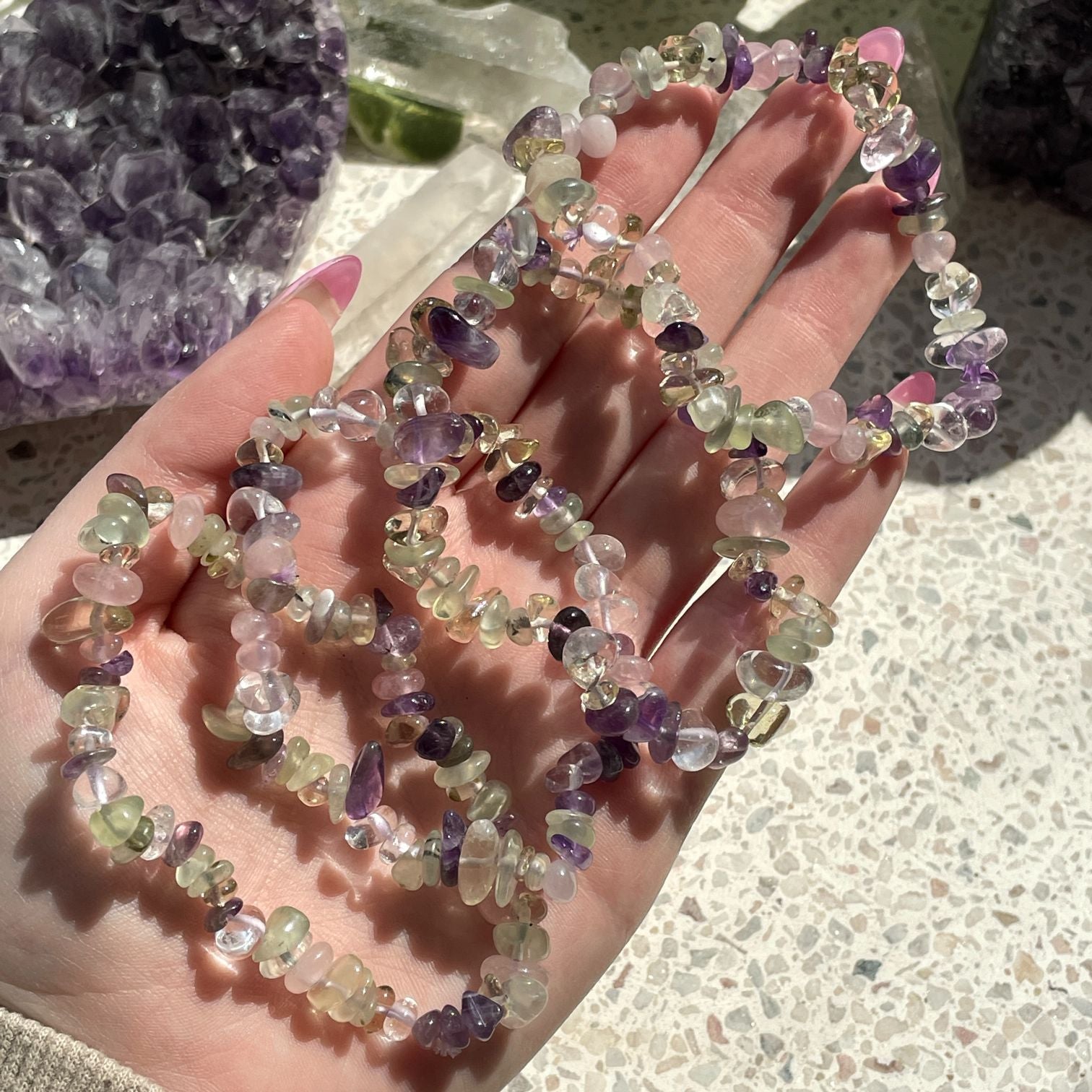 Four Mixed Chip Bracelet