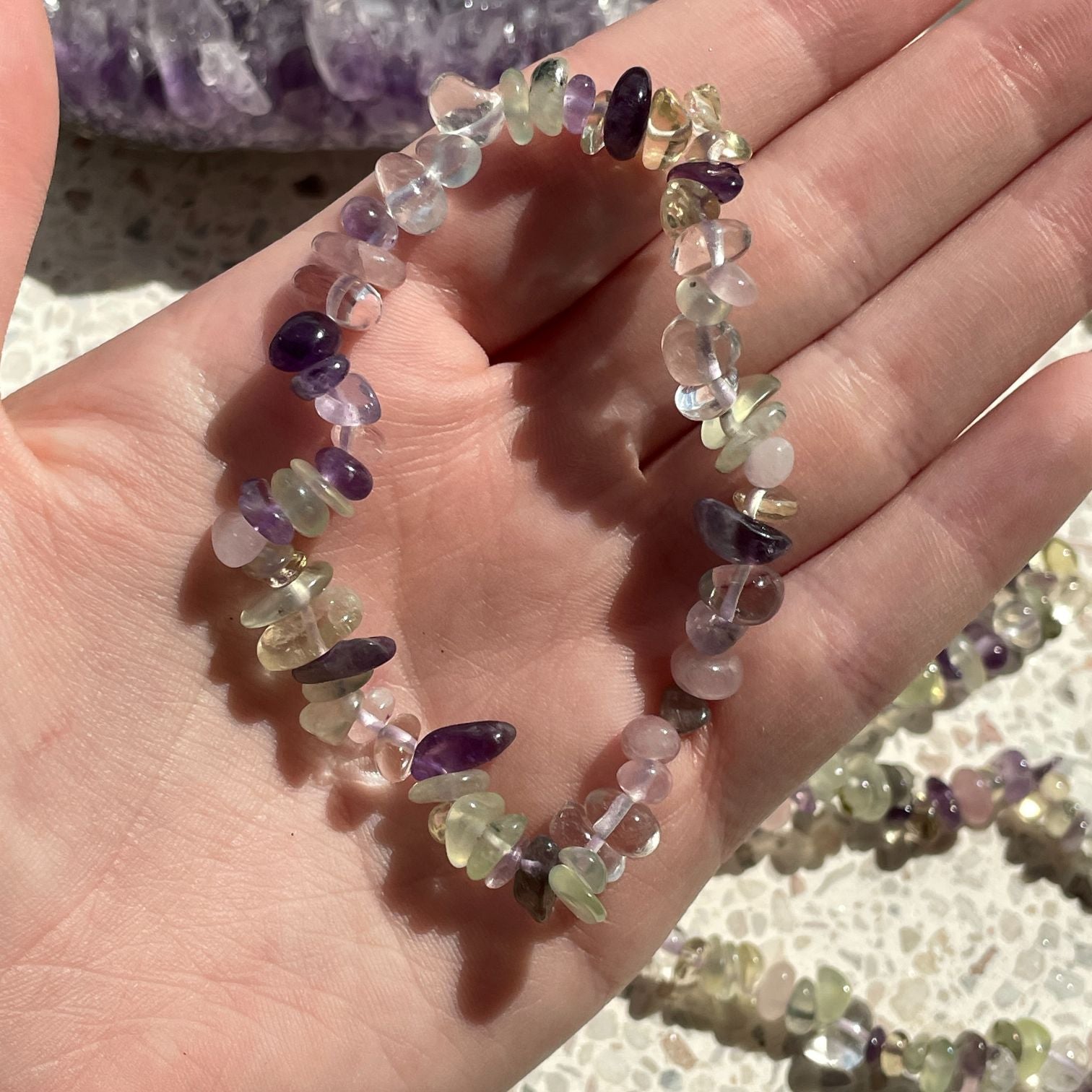 Four Mixed Chip Bracelet