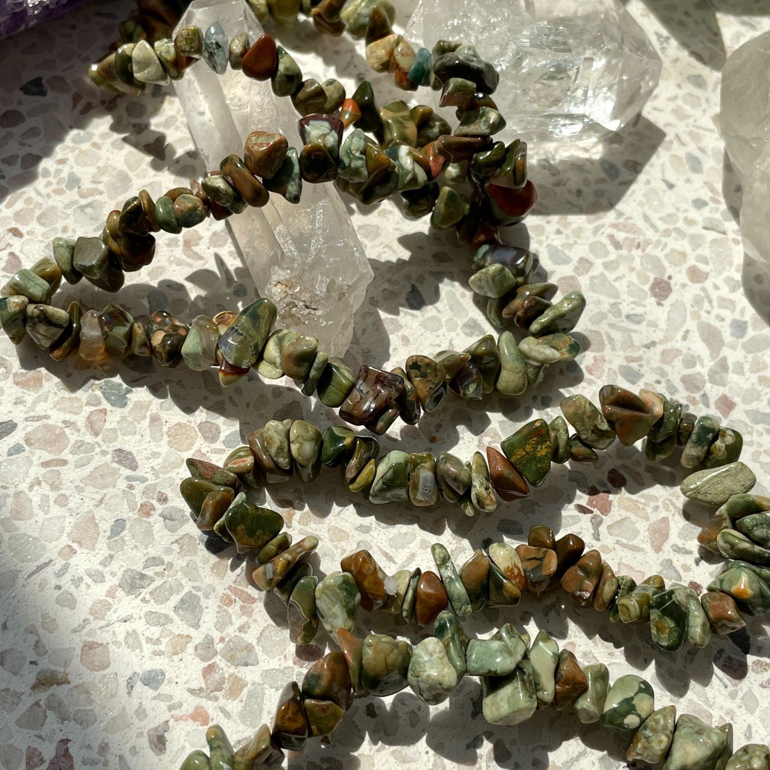 Rhyolite Chip Bracelet