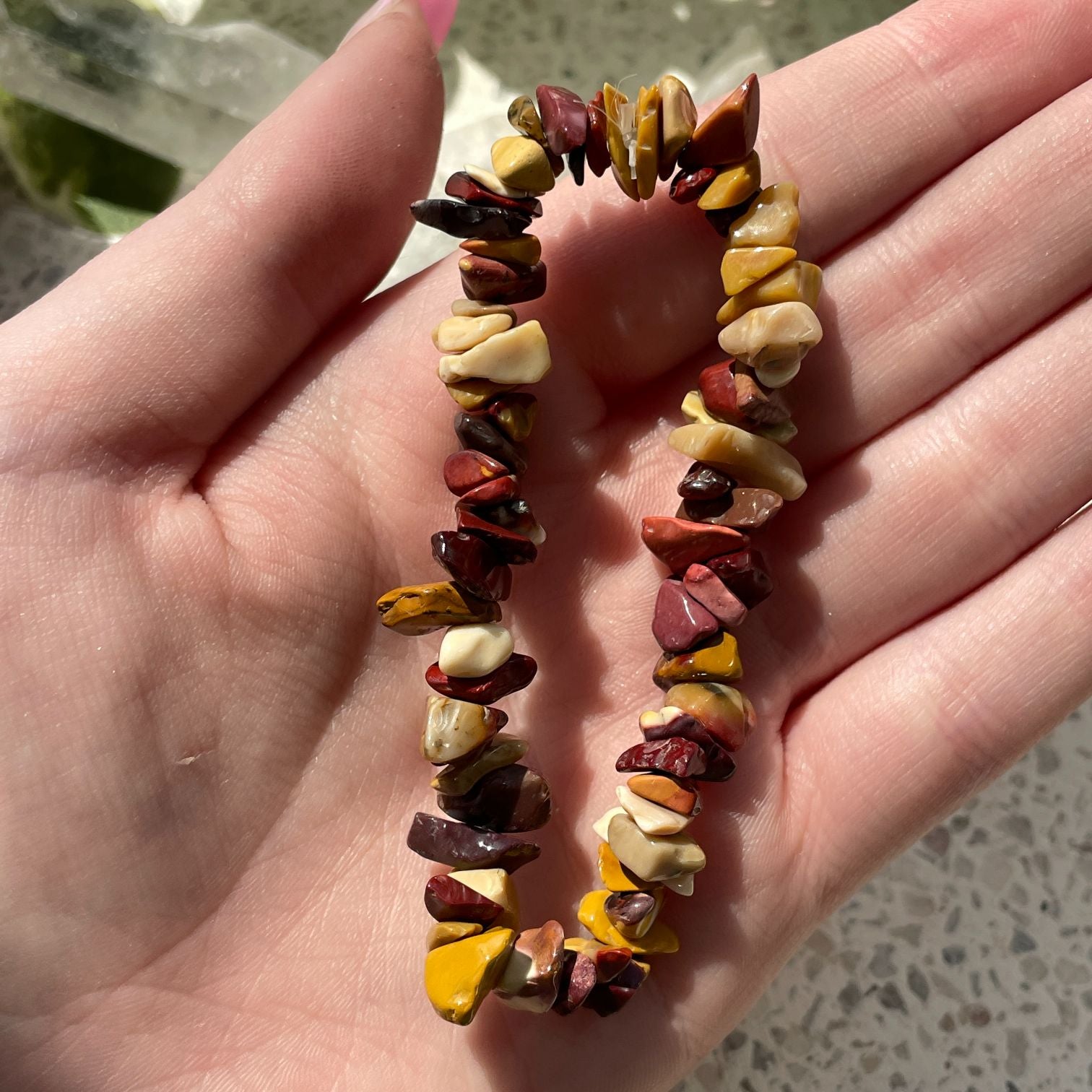 Mookaite Chip Bracelet