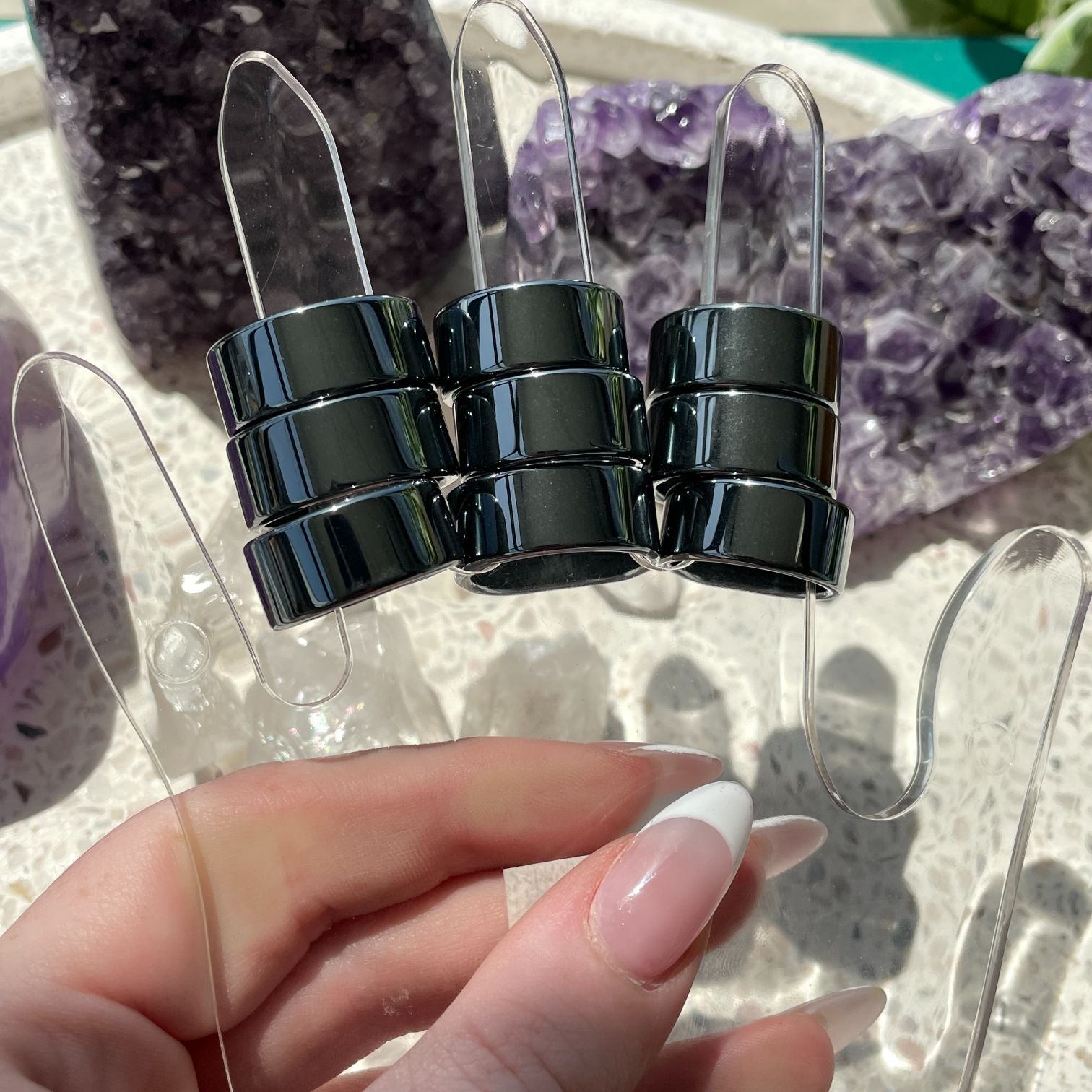 Hematite Ring - 8mm