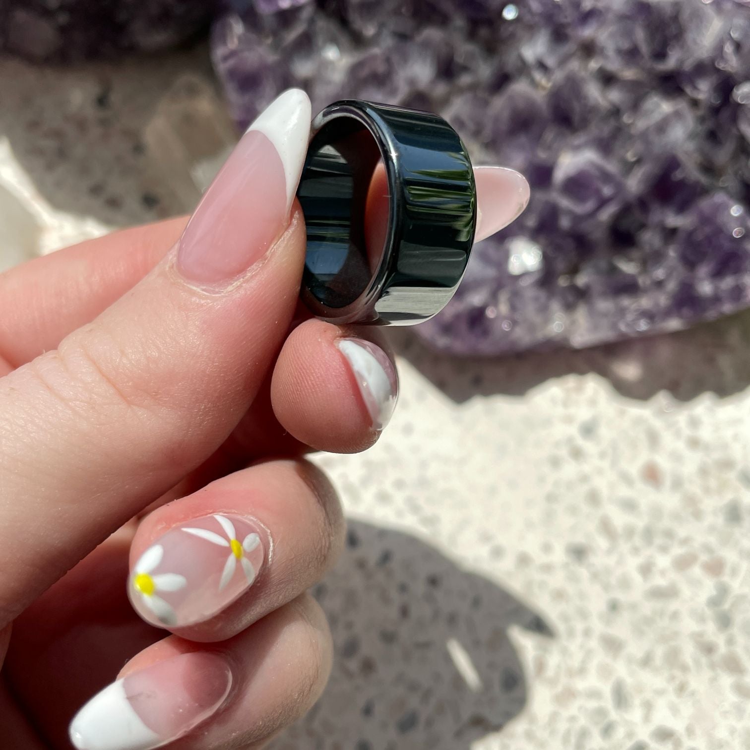 Hematite Ring - 8mm