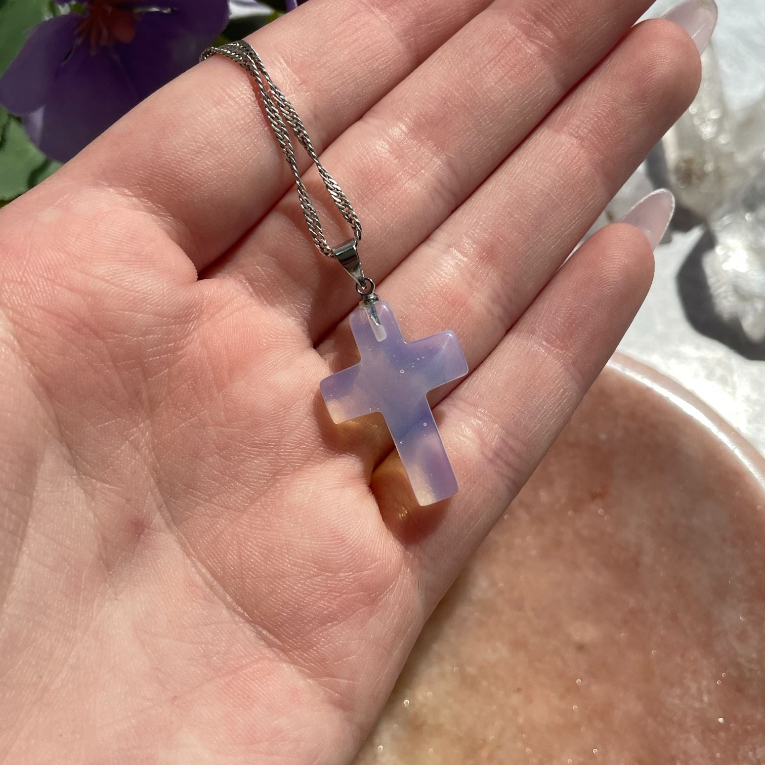Opalite Cross Pendant