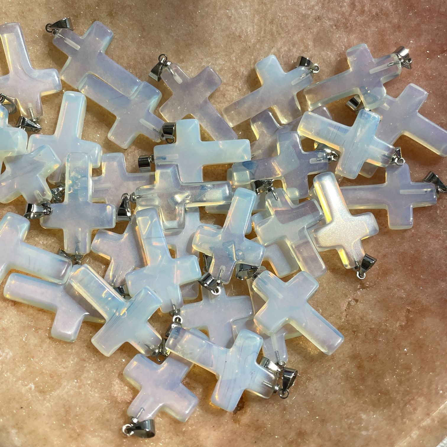Opalite Cross Pendant