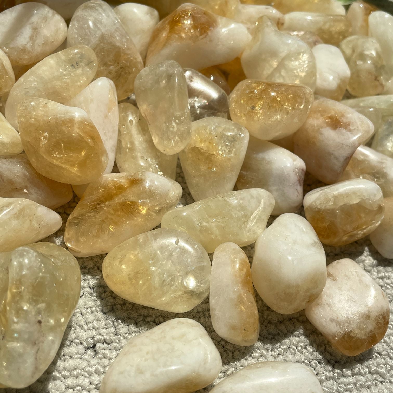 Citrine Tumbled - 1KG (100-120pc)