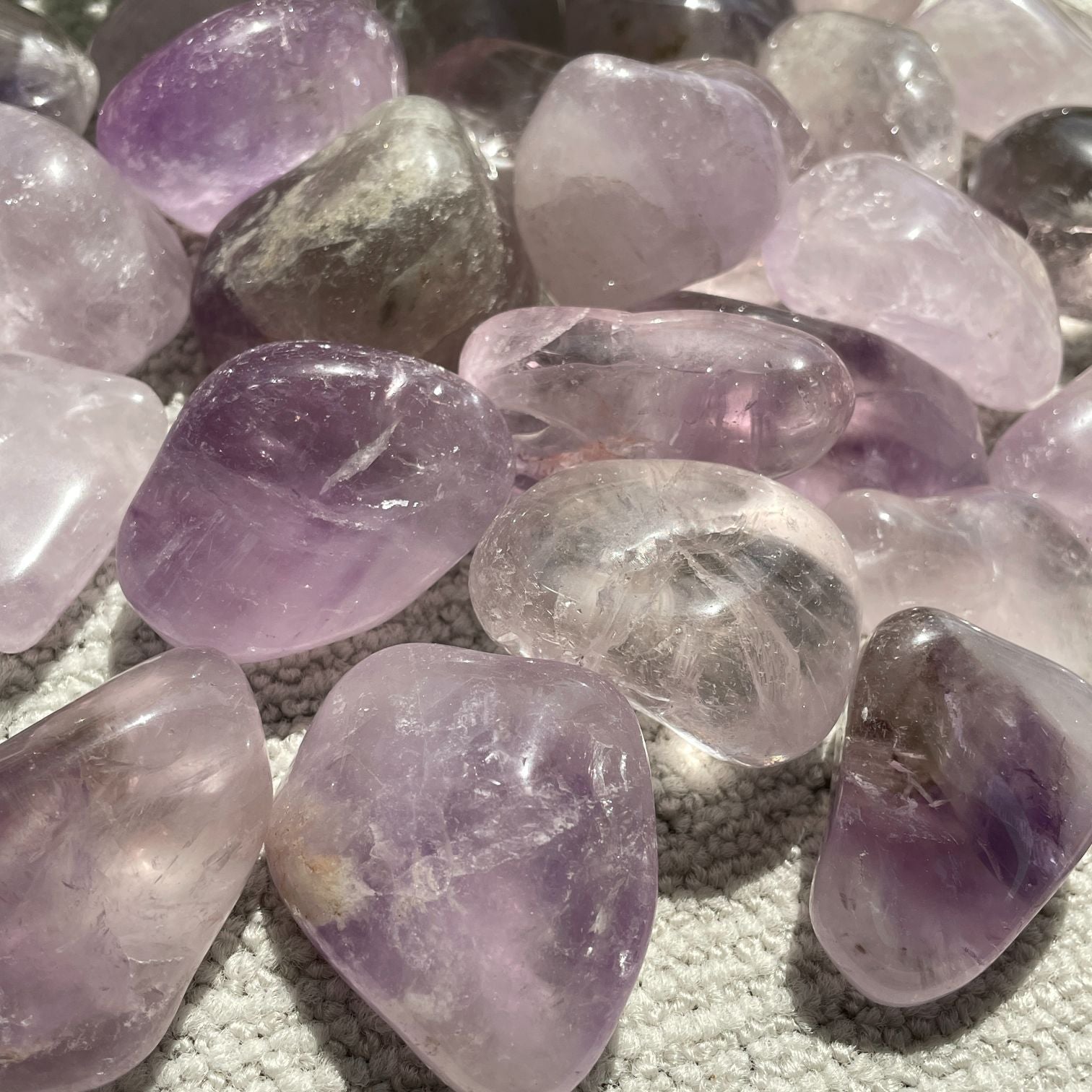 Amethyst Tumbled 1KG - QB