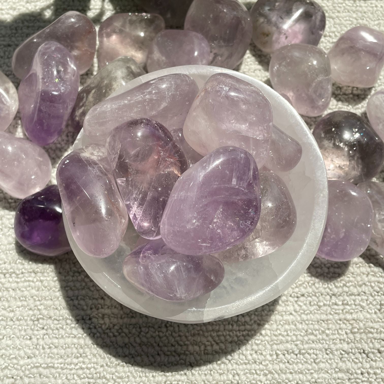 Amethyst Tumbled 1KG - QB