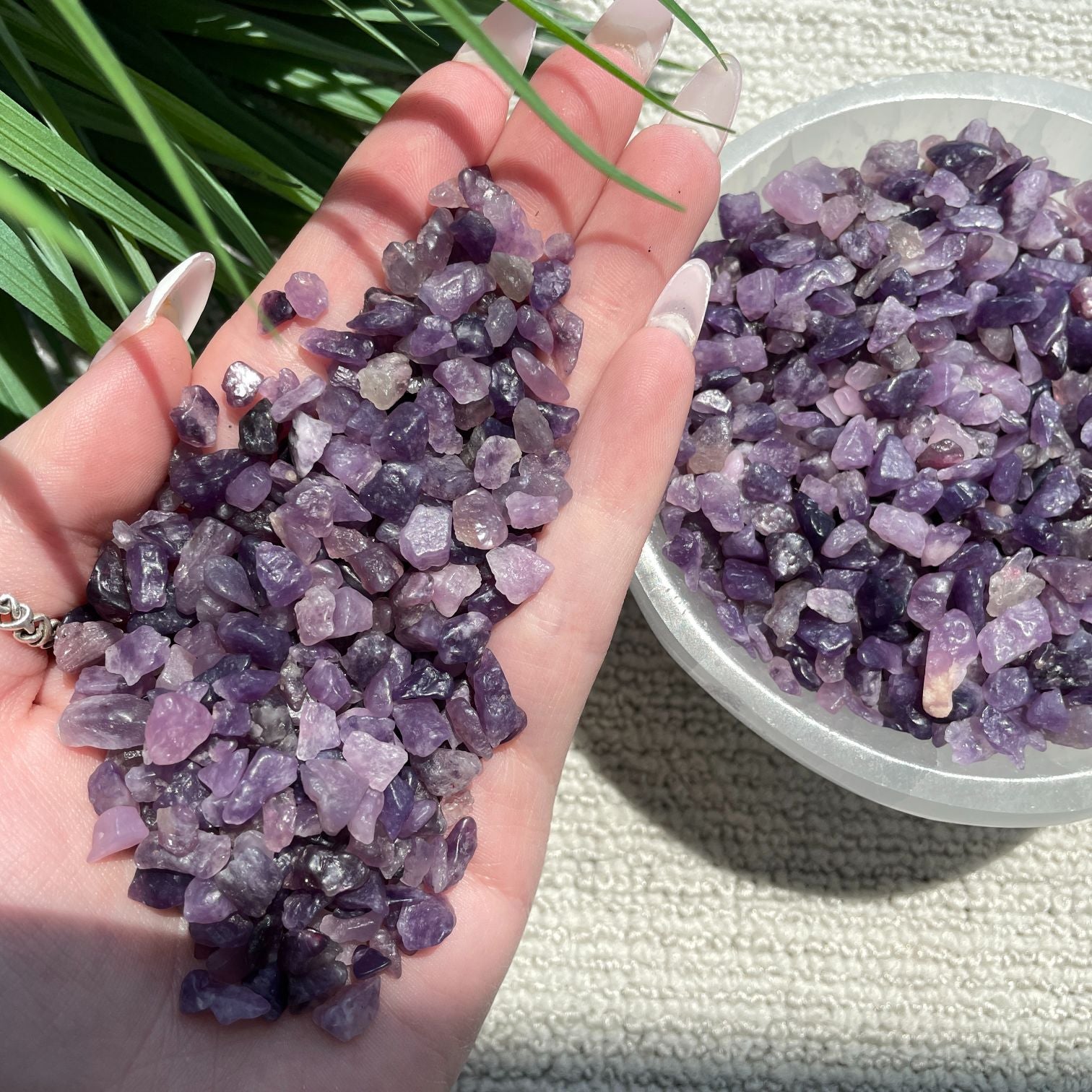 Lepidolite Chips 250g