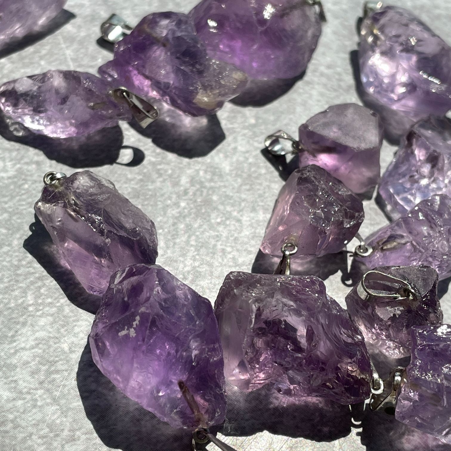 Rough Mini Pendant - Amethyst