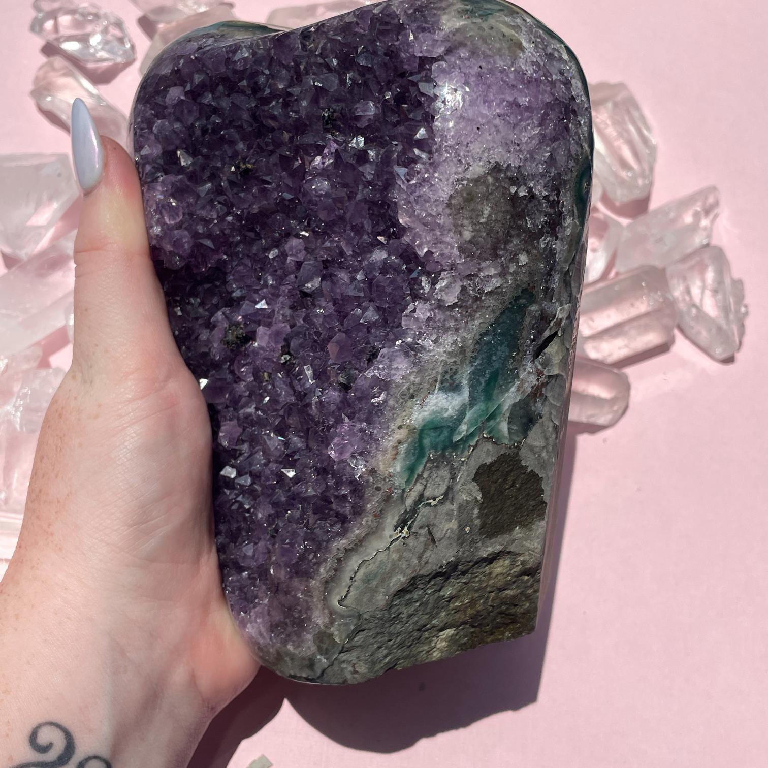 Amethyst - Cut Base Cluster - 87