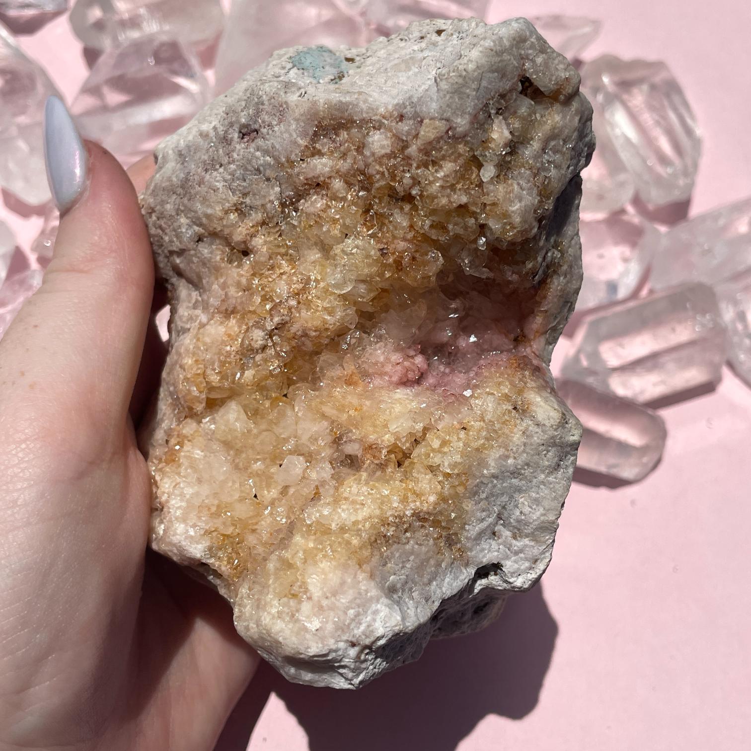 Pink Amethyst Cluster - 21