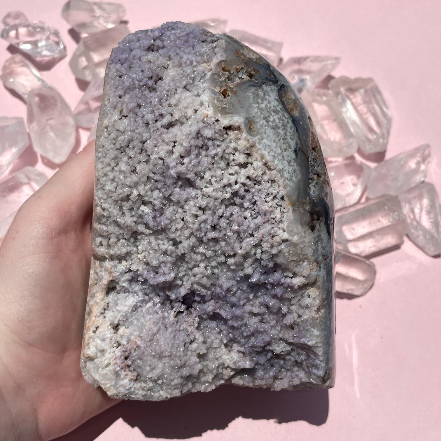 Pink Amethyst - Geode - P95