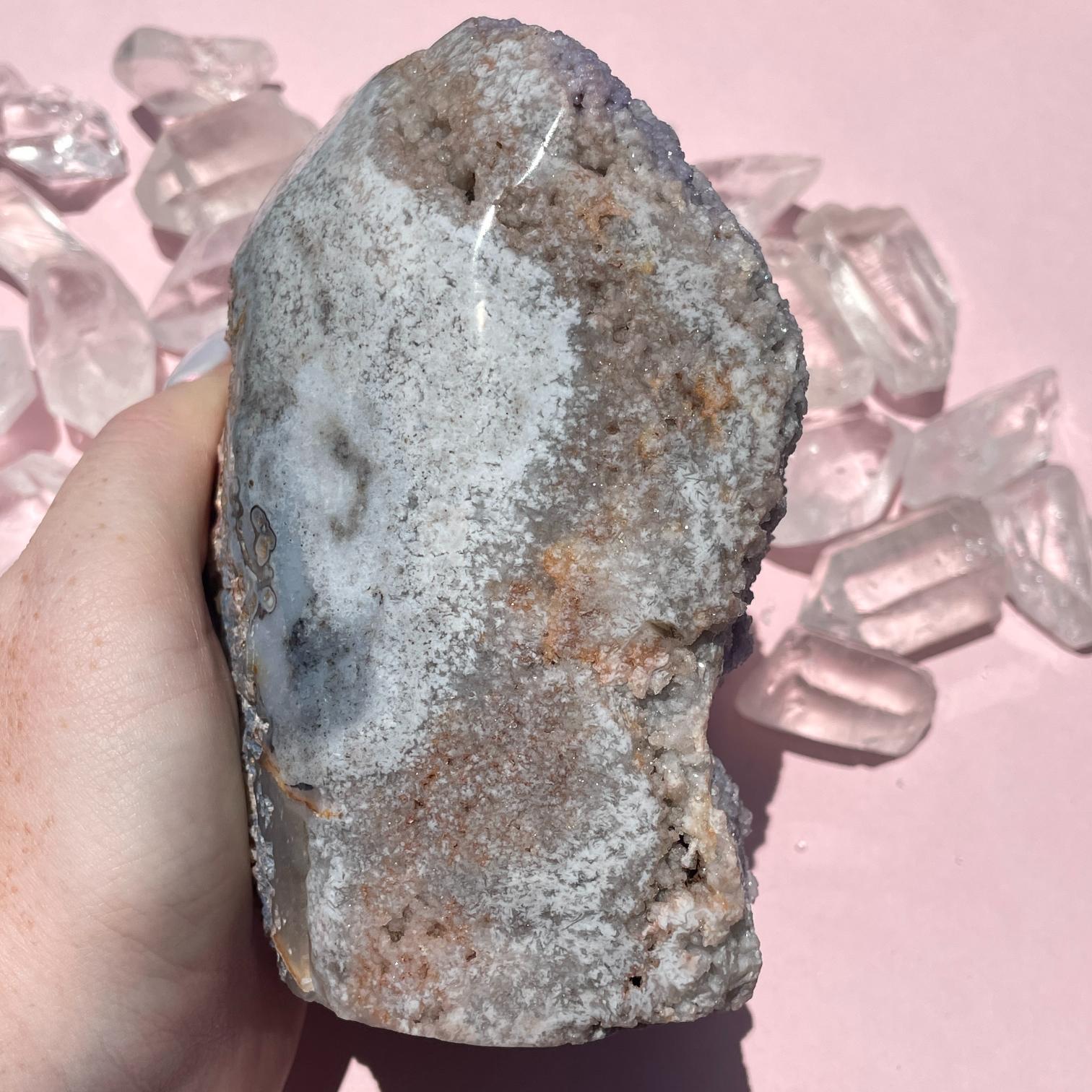 Pink Amethyst - Geode - P95
