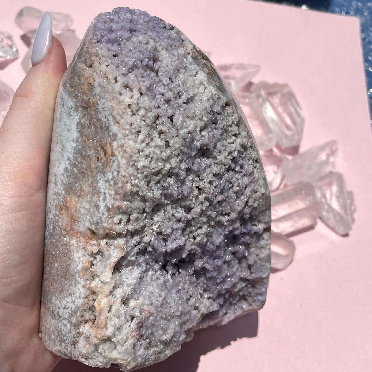 Pink Amethyst - Geode - P95