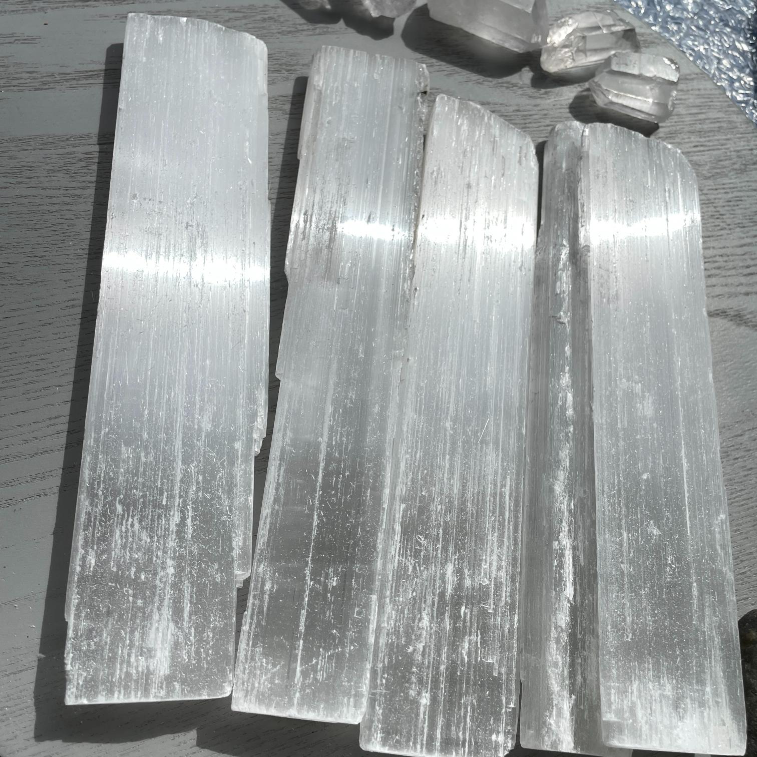 Selenite Sticks 5pc (18cm - 20cm)