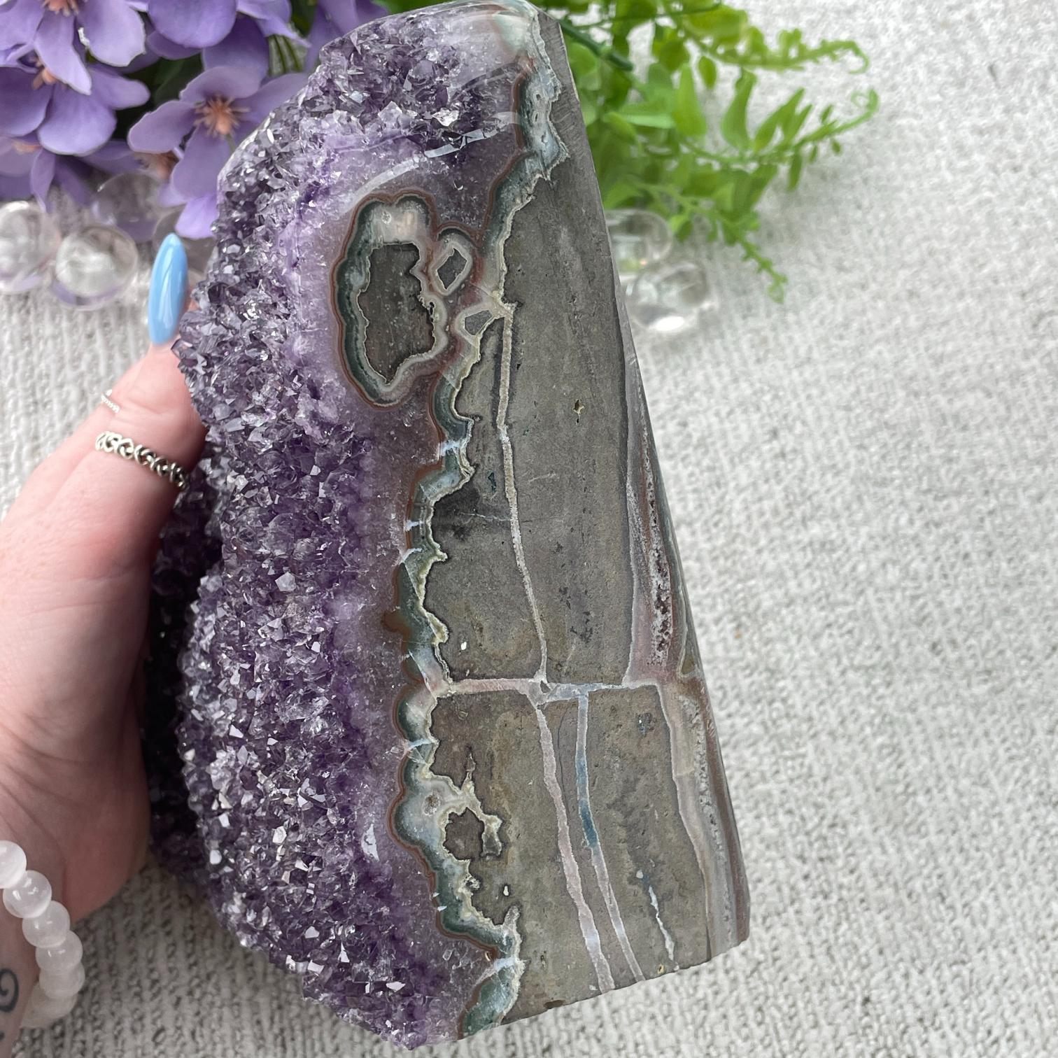 Amethyst - Cut Base Cluster - 88