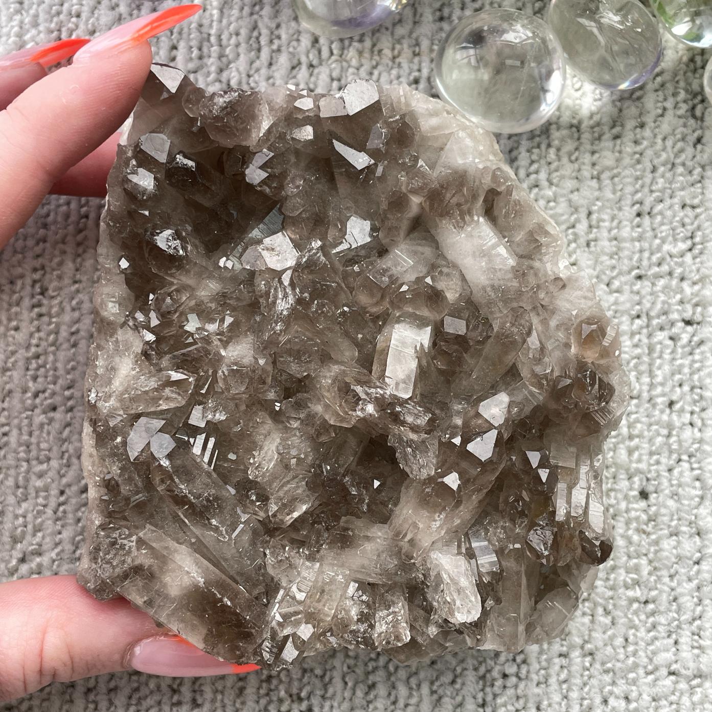 Smokey Quartz Cluster - 48