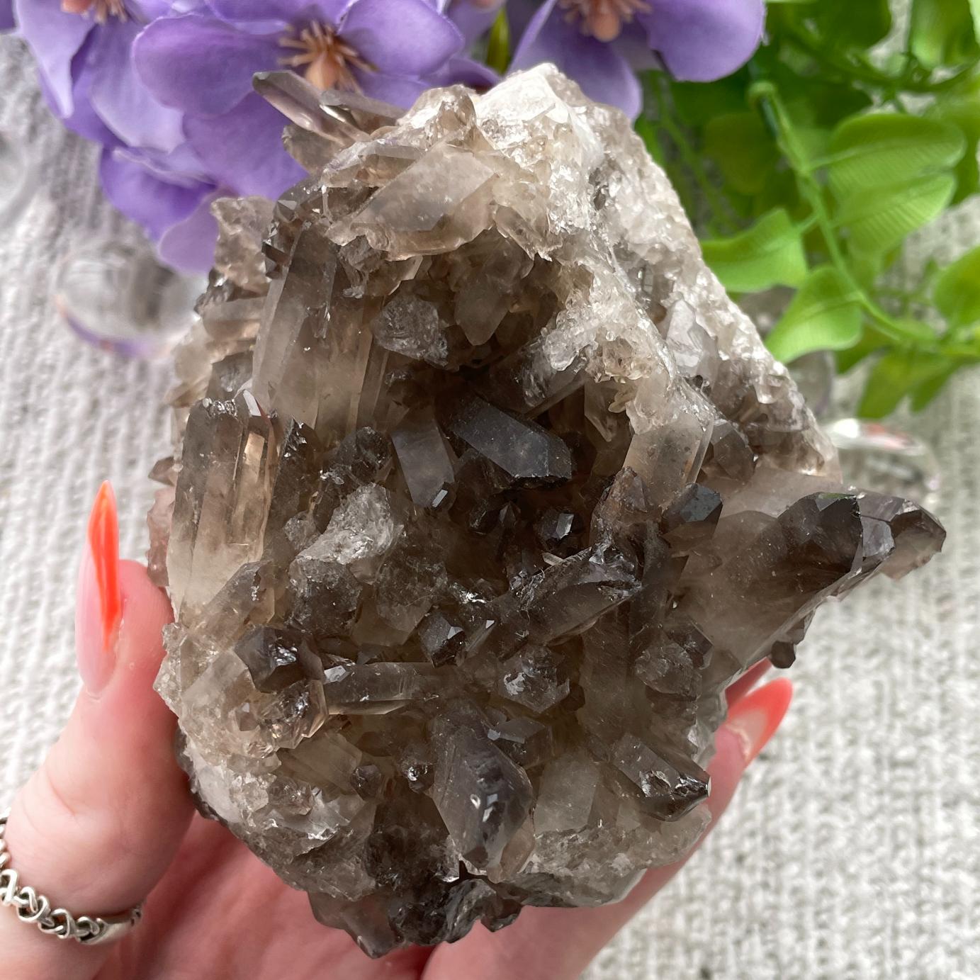 Smokey Quartz Cluster - 50
