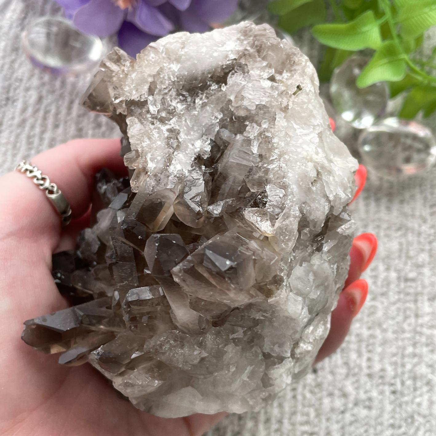 Smokey Quartz Cluster - 50