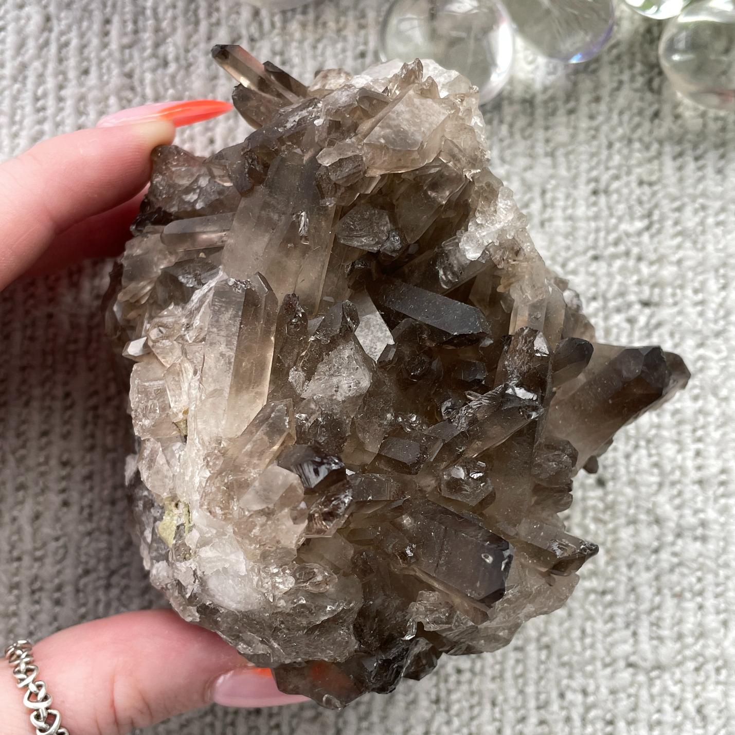 Smokey Quartz Cluster - 50