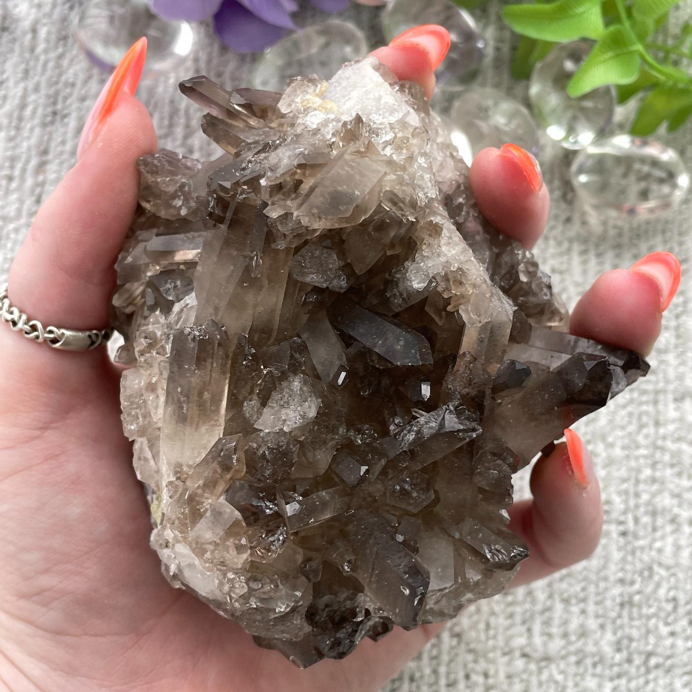 Smokey Quartz Cluster - 50