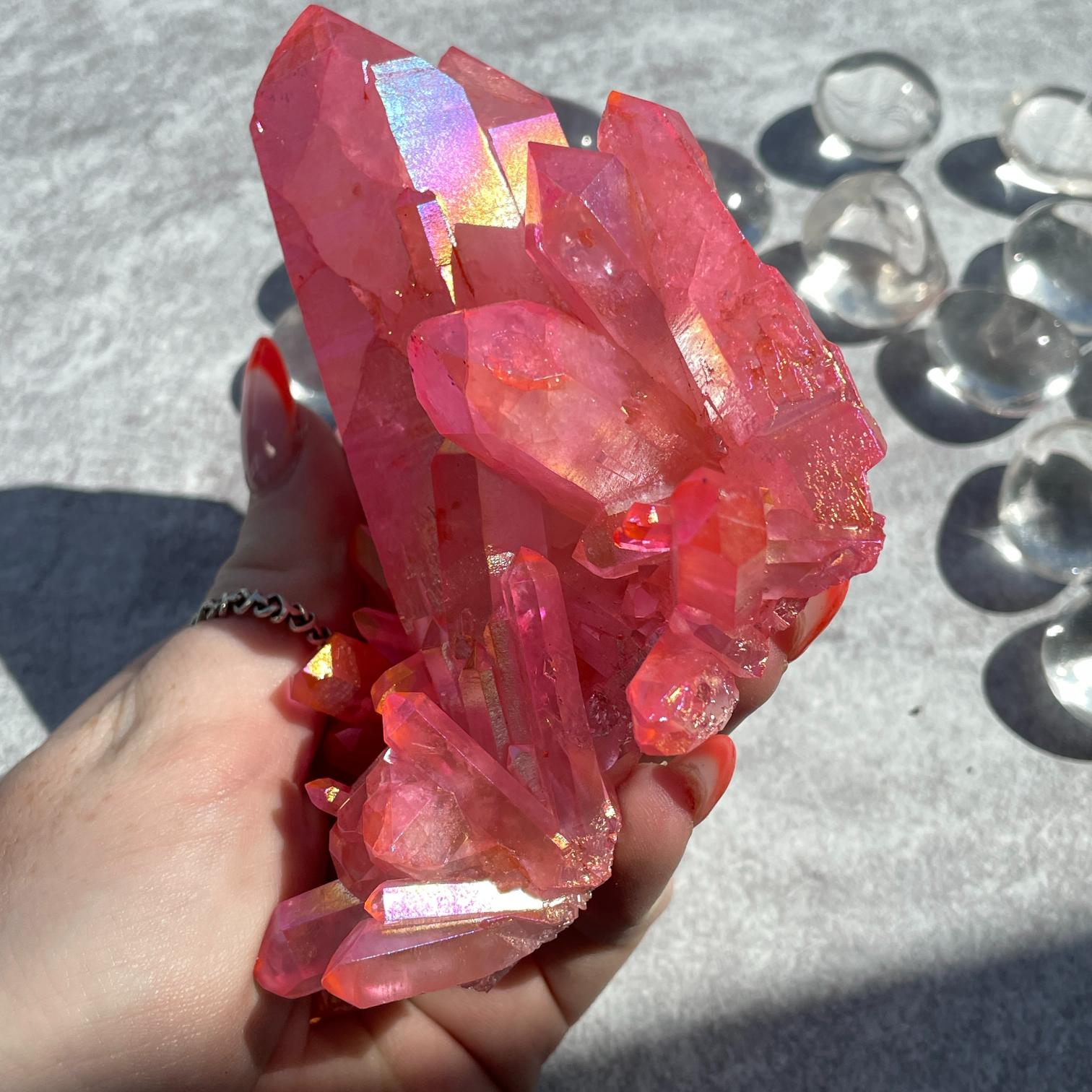Pink Aura Cluster - 04