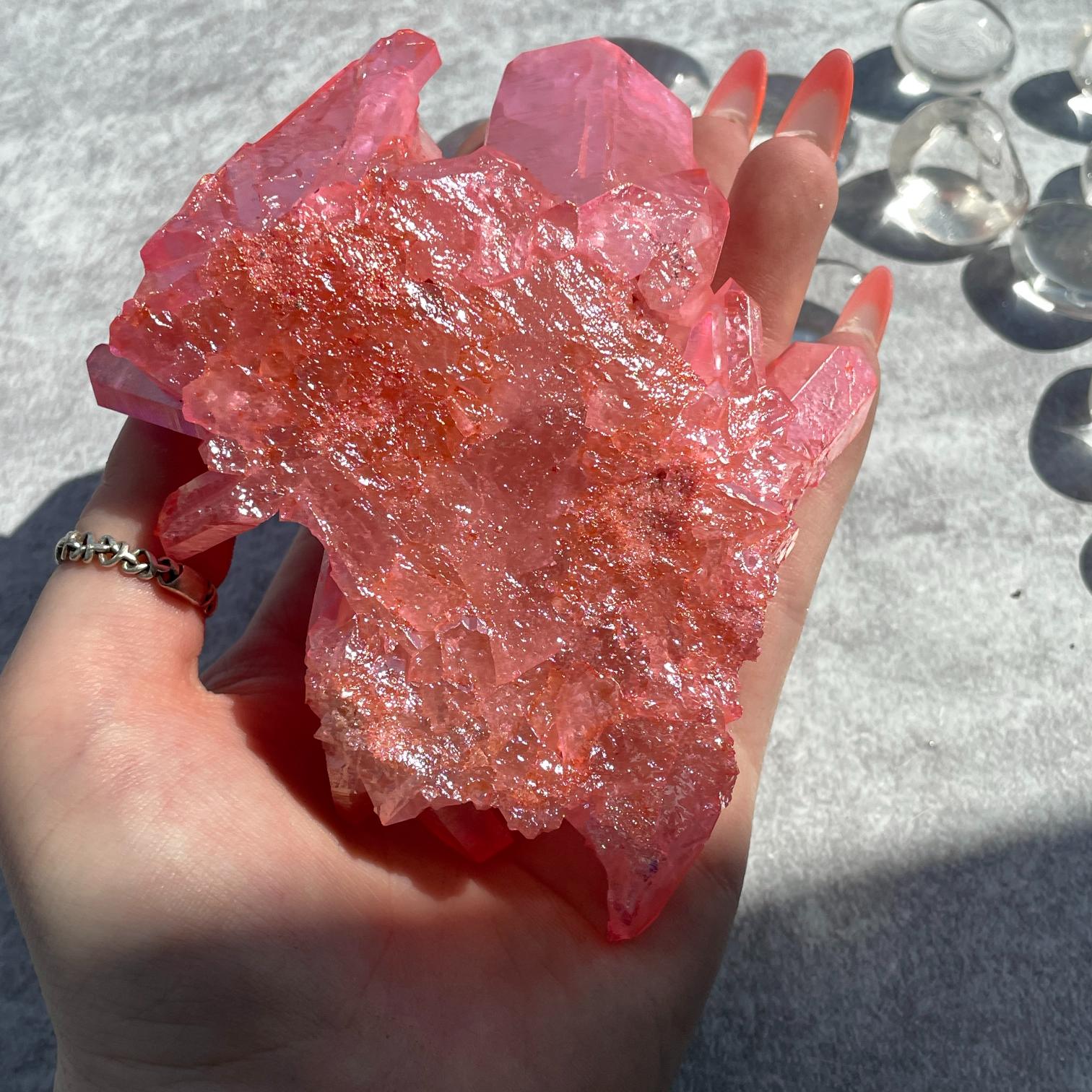 Pink Aura Cluster - 04