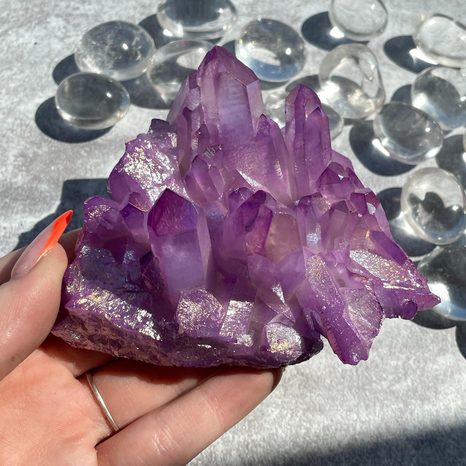Purple Aura Cluster - 10