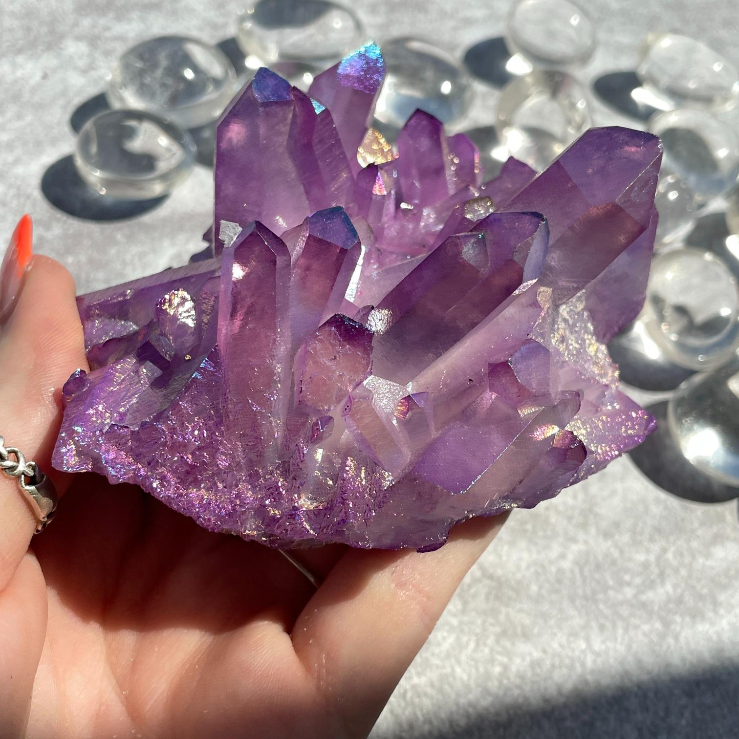Purple Aura Cluster - 10