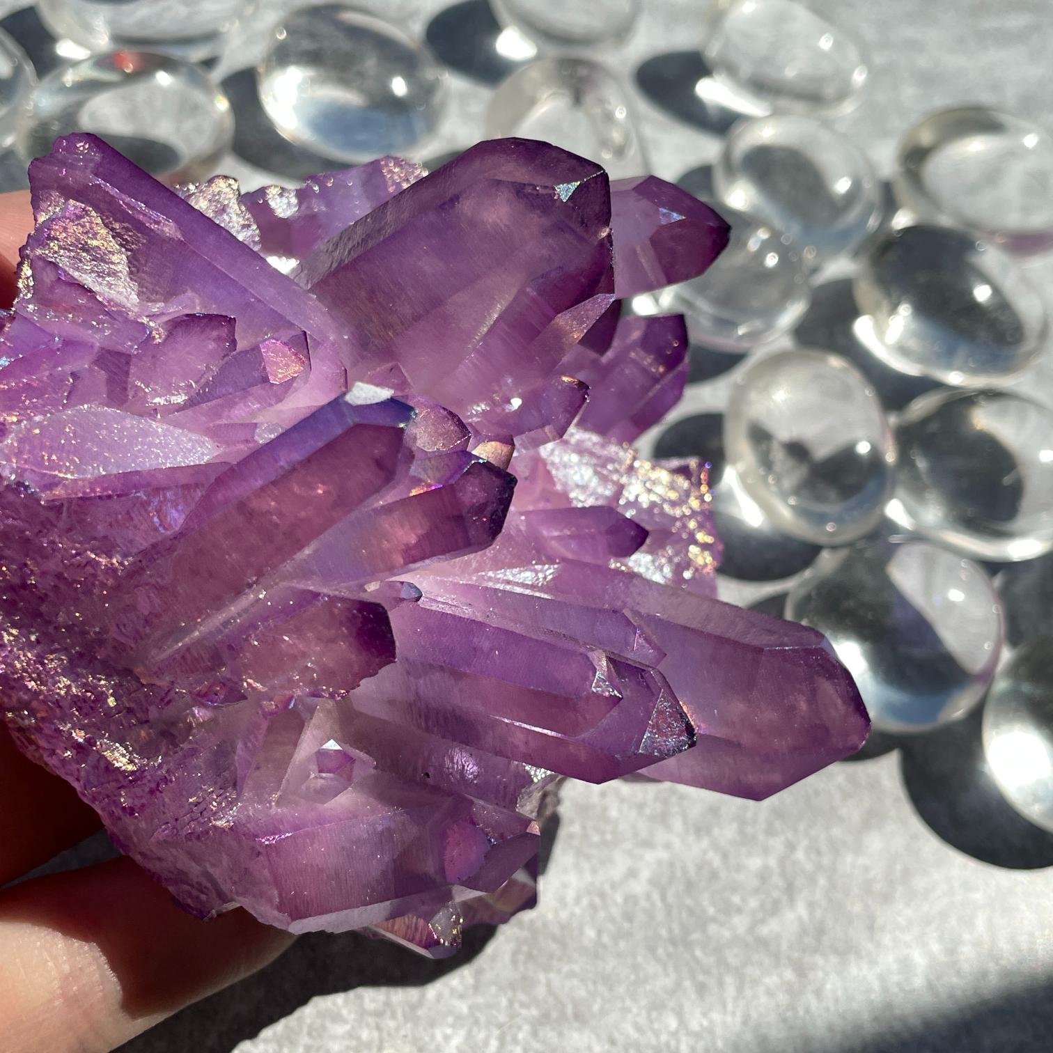 Purple Aura Cluster - 10