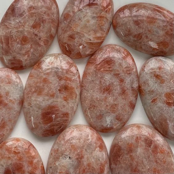 Sunstone Cabochon - Round - 1pc