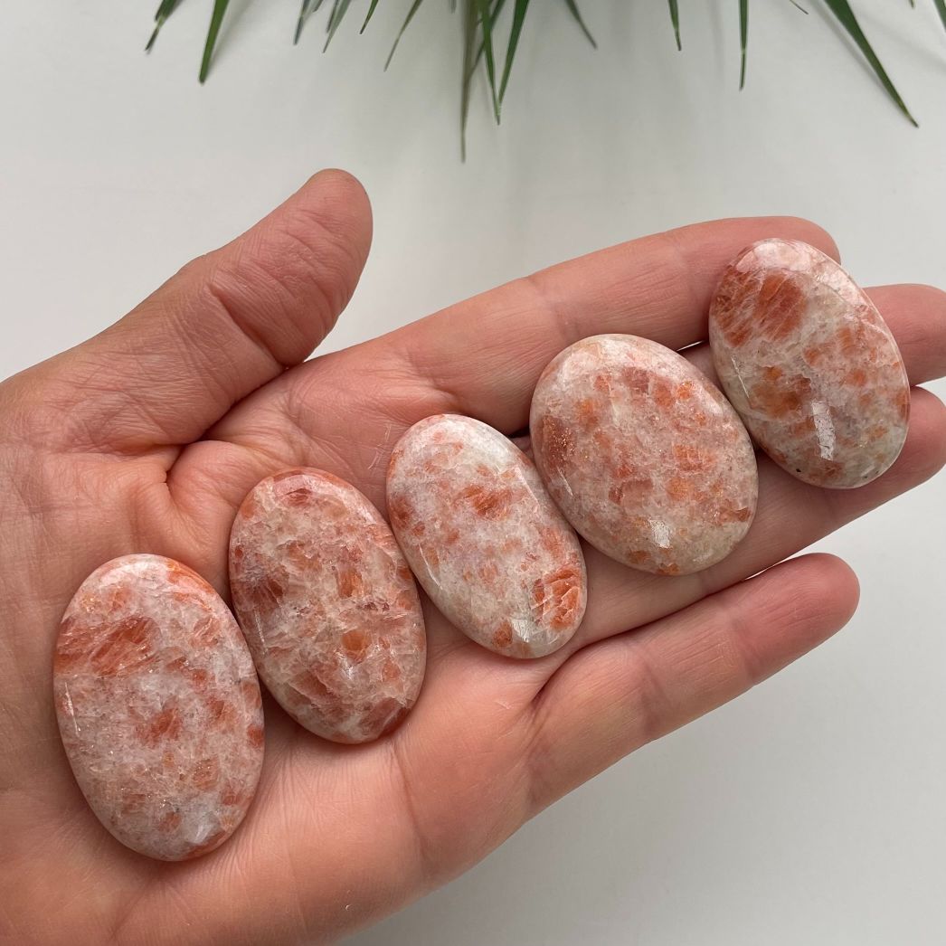 Sunstone Cabochon - Round - 1pc
