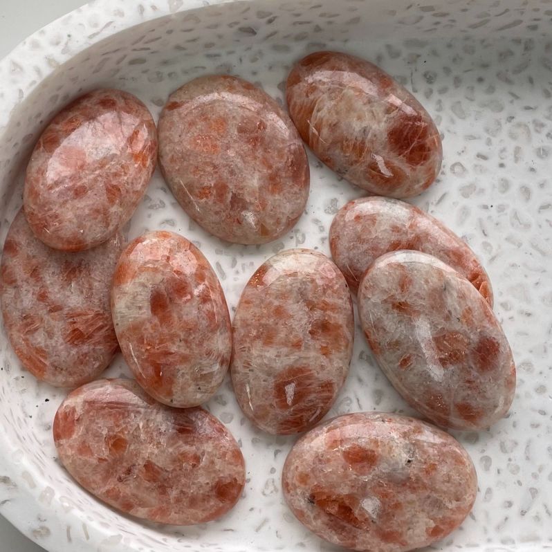 Sunstone Cabochon - Round - 1pc
